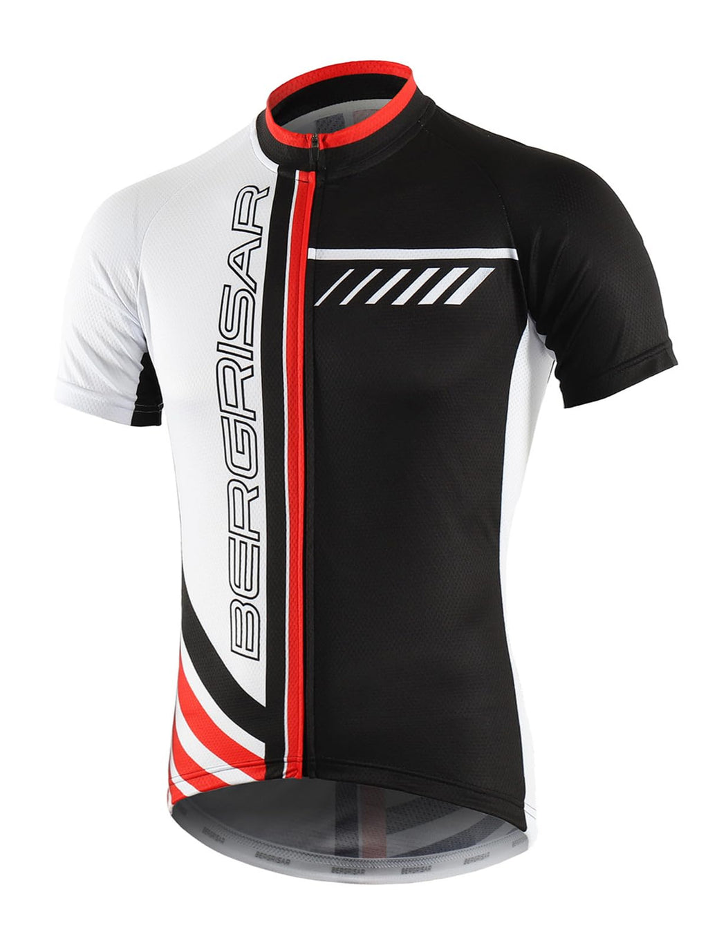 BERGRISAR Maglia da Ciclismo a Maniche Corte da Uomo, Traspirante Leggero Estiva Abbigliamento per MTB Bici