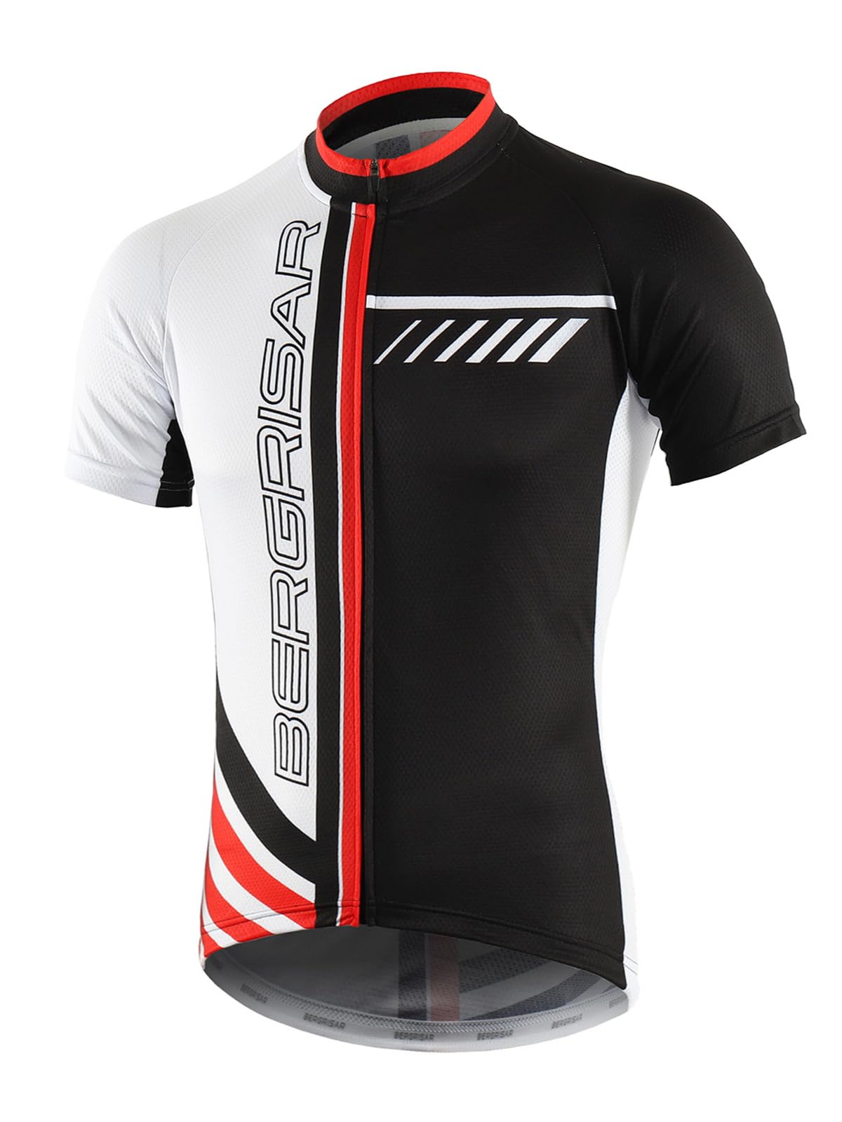 BERGRISAR Maglia da Ciclismo a Maniche Corte da Uomo, Traspirante Leggero Estiva Abbigliamento per MTB Bici