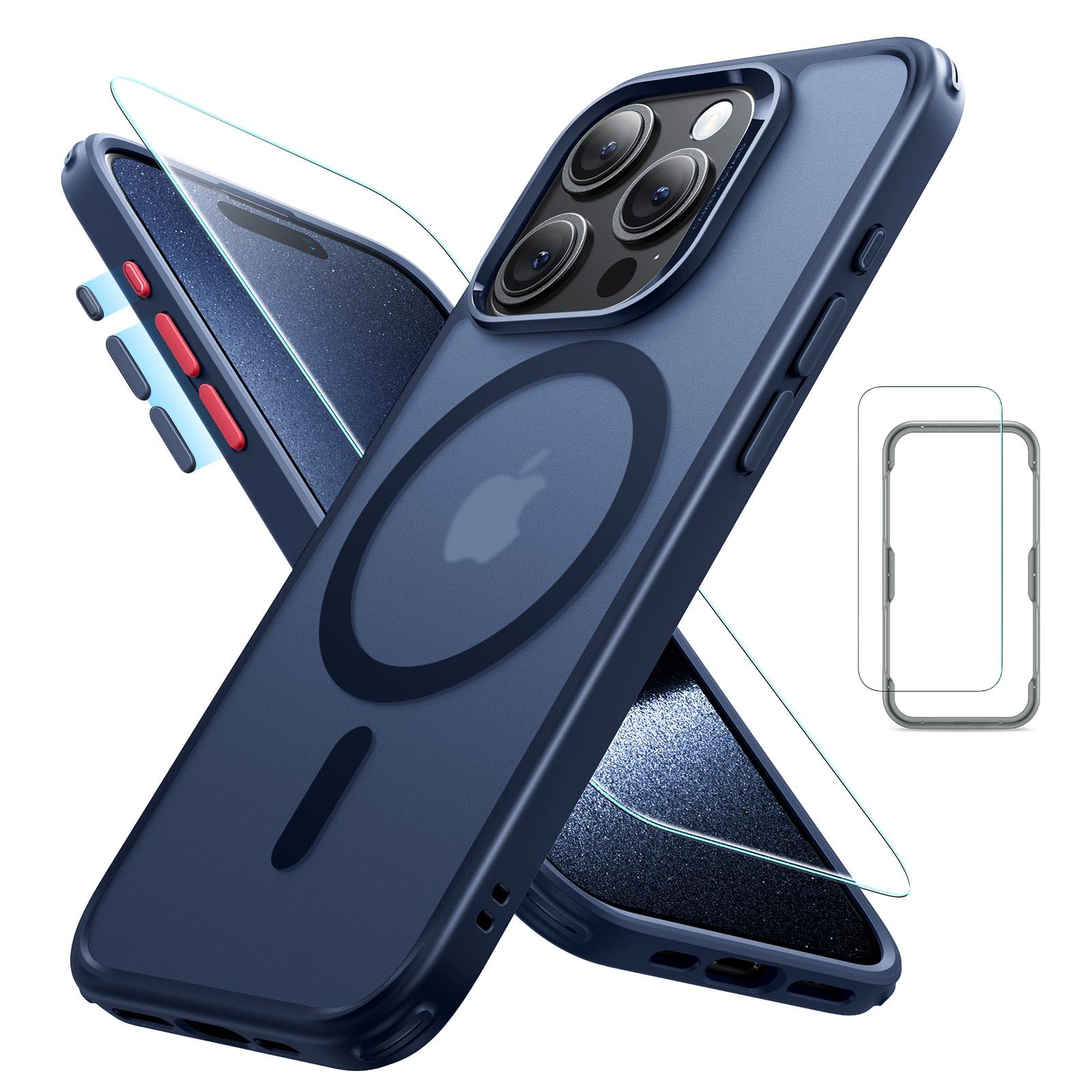 ESR Cover per iPhone 17 Pro Max, Custodia per controllo della fotocamera, Compatibile con MagSafe, Protezione antiurto di livello militare, Angoli Air Guard ammortizzanti, Trasparente