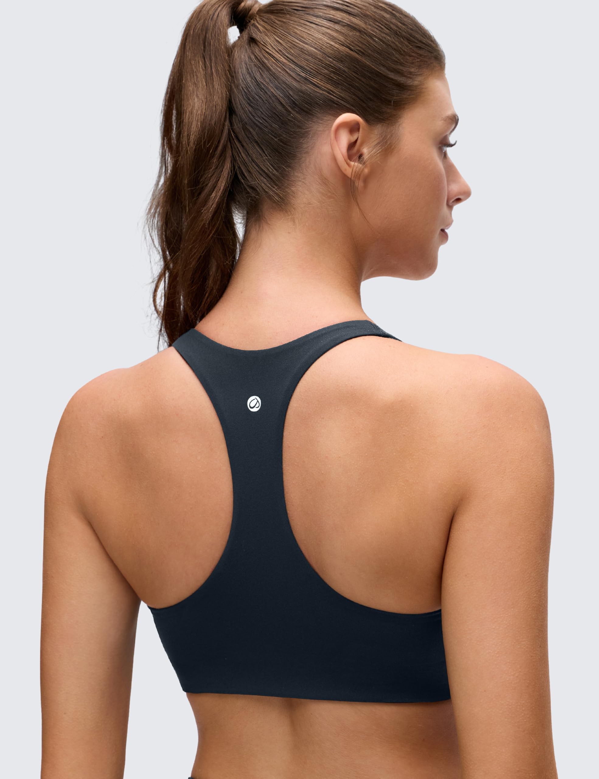 CRZ YOGA Butterluxe Donna V Collo Sportivo Reggiseni di Sostegno Racerback Imbottito Yoga Top
