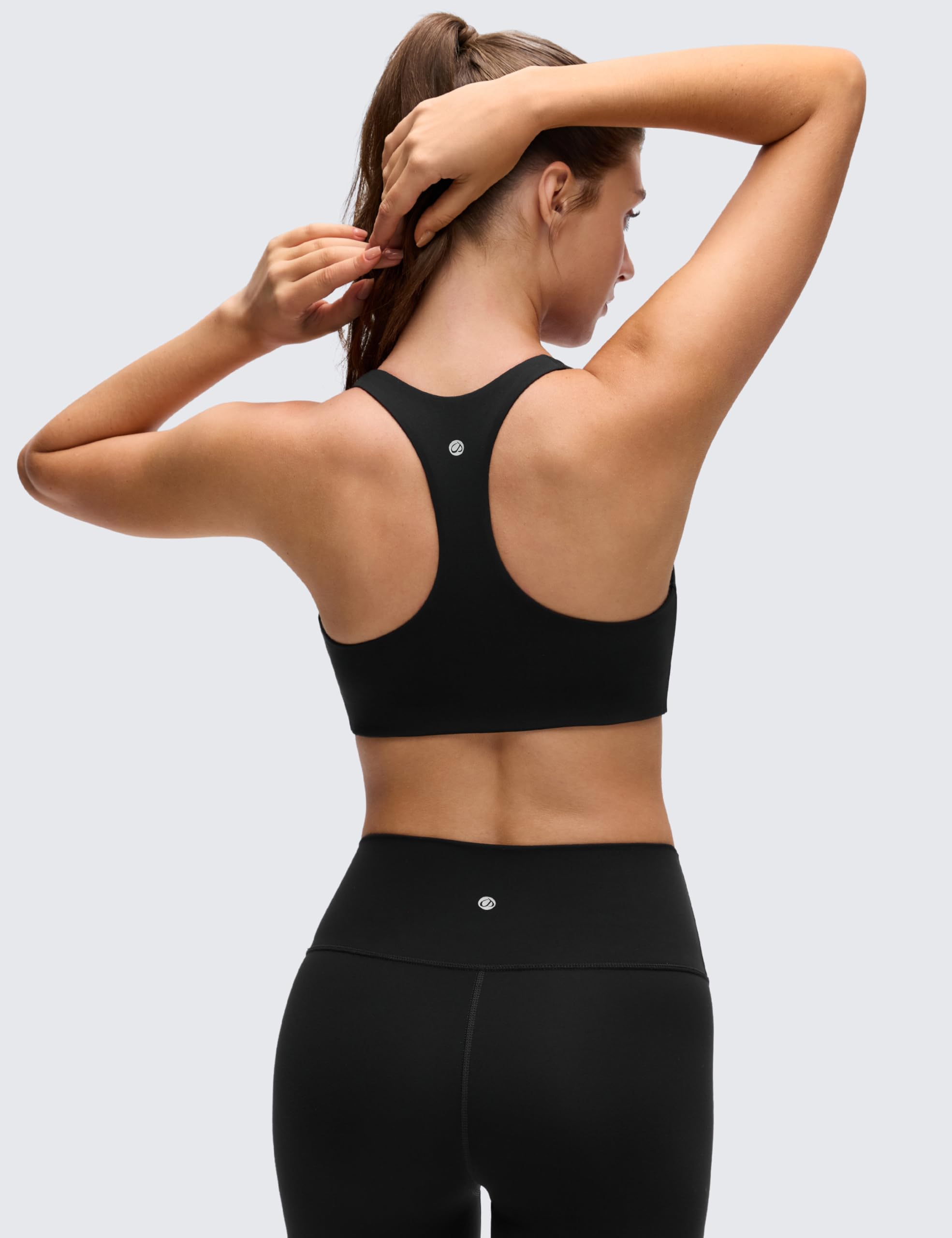 CRZ YOGA Butterluxe Donna V Collo Sportivo Reggiseni di Sostegno Racerback Imbottito Yoga Top