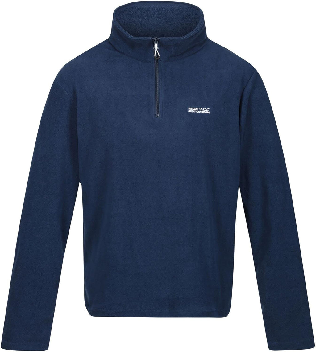 Regatta Uomo Felpa con Zip in Pile Thompson, Black