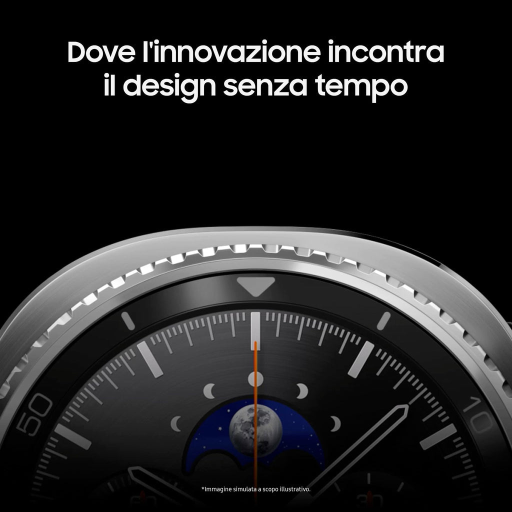 Samsung Galaxy Watch8 Classic (Black, BT, 46mm) Smartwatch Galaxy AI, Design Resistente agli Urti, Ghiera Girevole, Processore 3nm, Monitoraggio Attività Fisica e Sonno, One UI 8 [Versione Italiana]