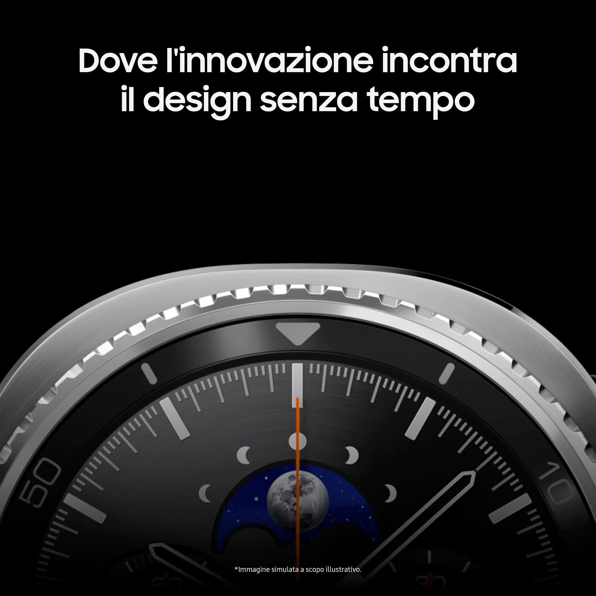 Samsung Galaxy Watch8 Classic (Black, BT, 46mm) Smartwatch Galaxy AI, Design Resistente agli Urti, Ghiera Girevole, Processore 3nm, Monitoraggio Attività Fisica e Sonno, One UI 8 [Versione Italiana]