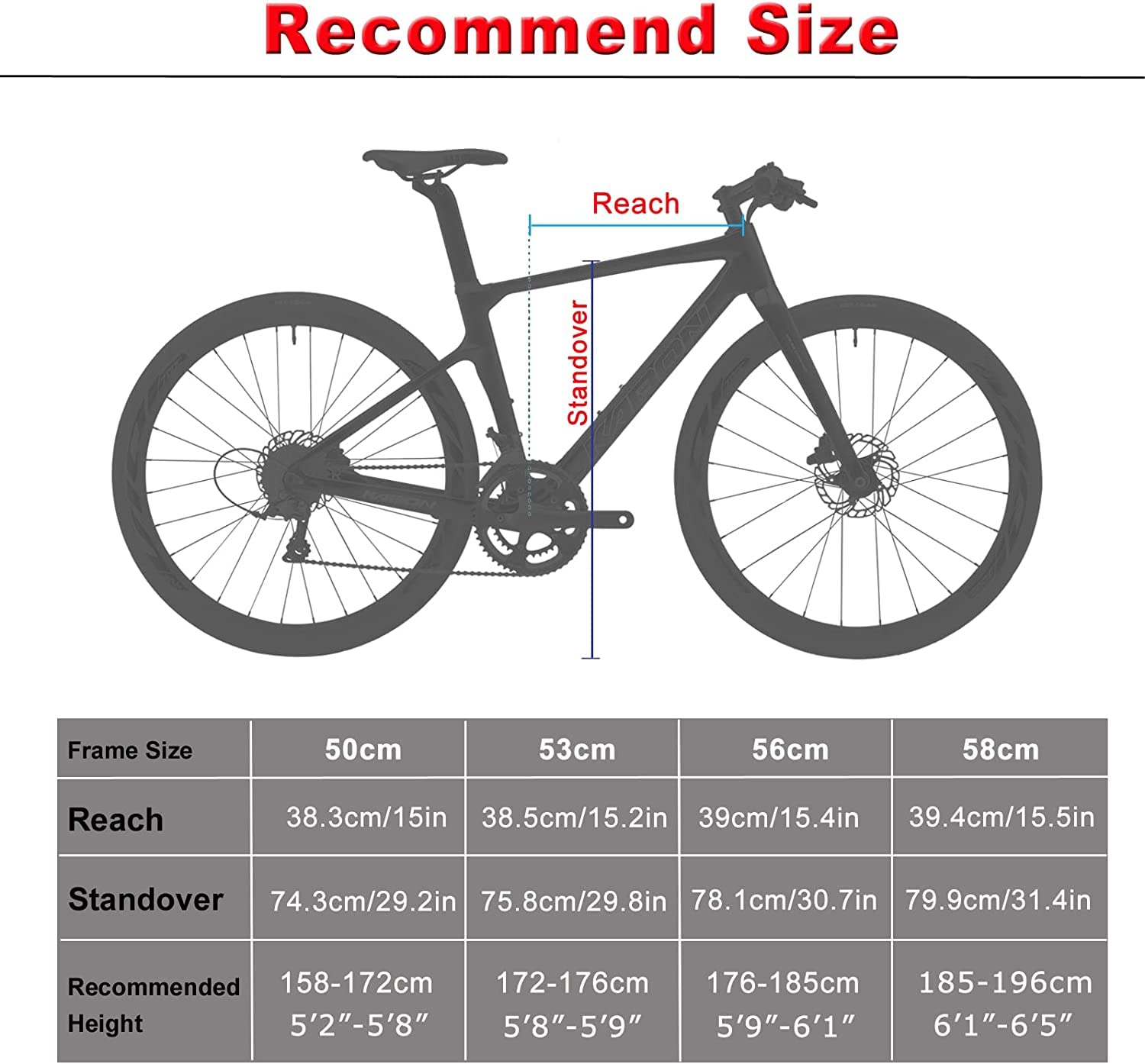 KABON Bici da corsa carbonio, 700C bici da strada T800 con 105 R7000 22 velocità Bicicletta da corsa con freno a disco per uomini e donna