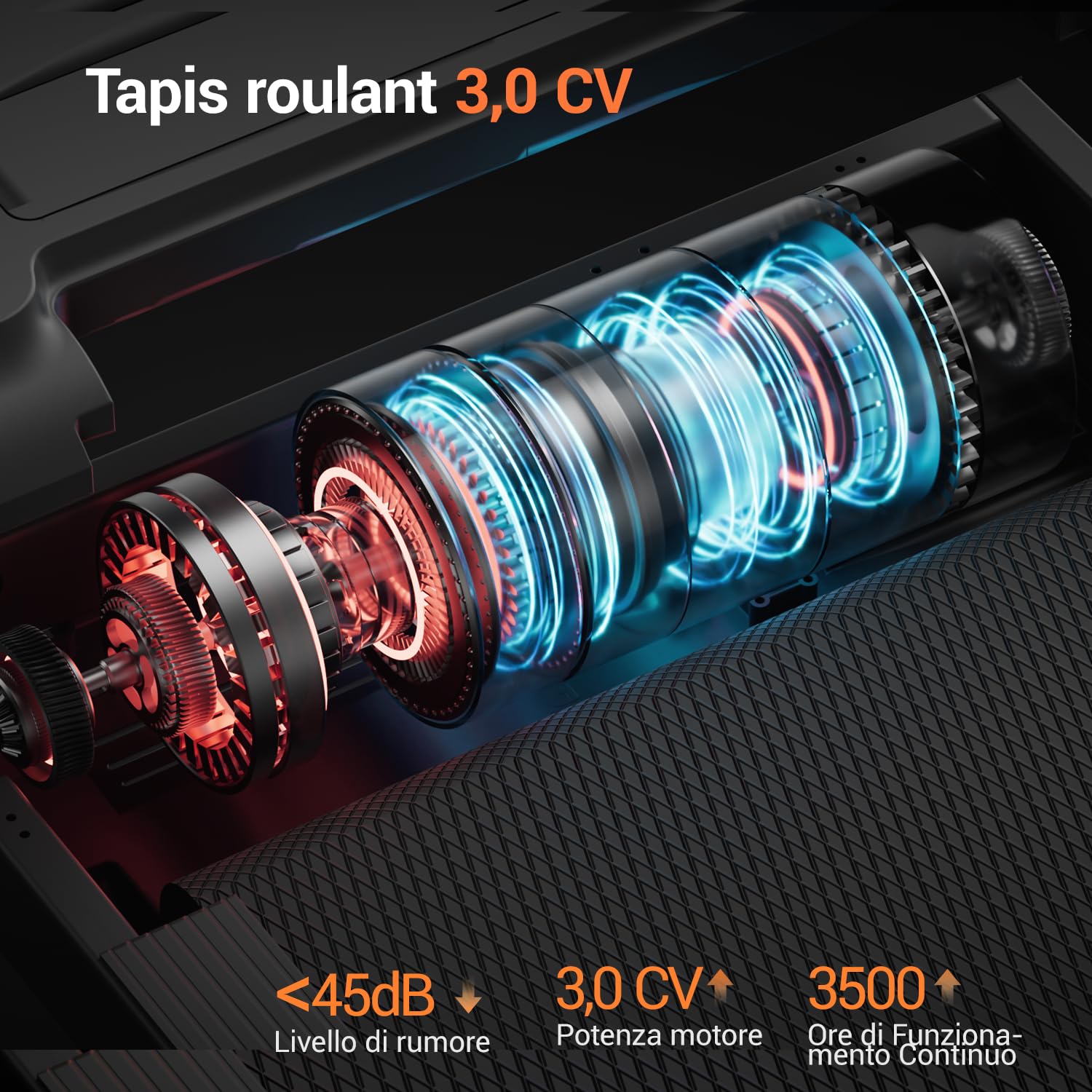 LONTEK Tapis Roulant Salvaspazio con Inclinazione 15%, Tapis Roulant Elettrico 12KM/H, Tapirulan Pieghevole da Casa con Motore da 3.0 HP e Display LED, Carico Massimo 136KG