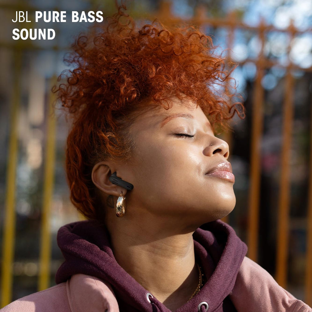 JBL Wave Beam 2, Auricolari Wireless con Cancellazione del Rumore, Nero | Bluetooth 5.3, 40 Ore di Autonomia, Suono JBL Pure Bass, Smart Ambient, Connessione Multipoint, Design Chiuso a Stick