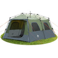 Night Cat Tenda Familiare per 8 Posti: Tenda Automatica Impermeabile Invernale Veranda con Stufa da 2 camere Grandi per Campeggio Esterno