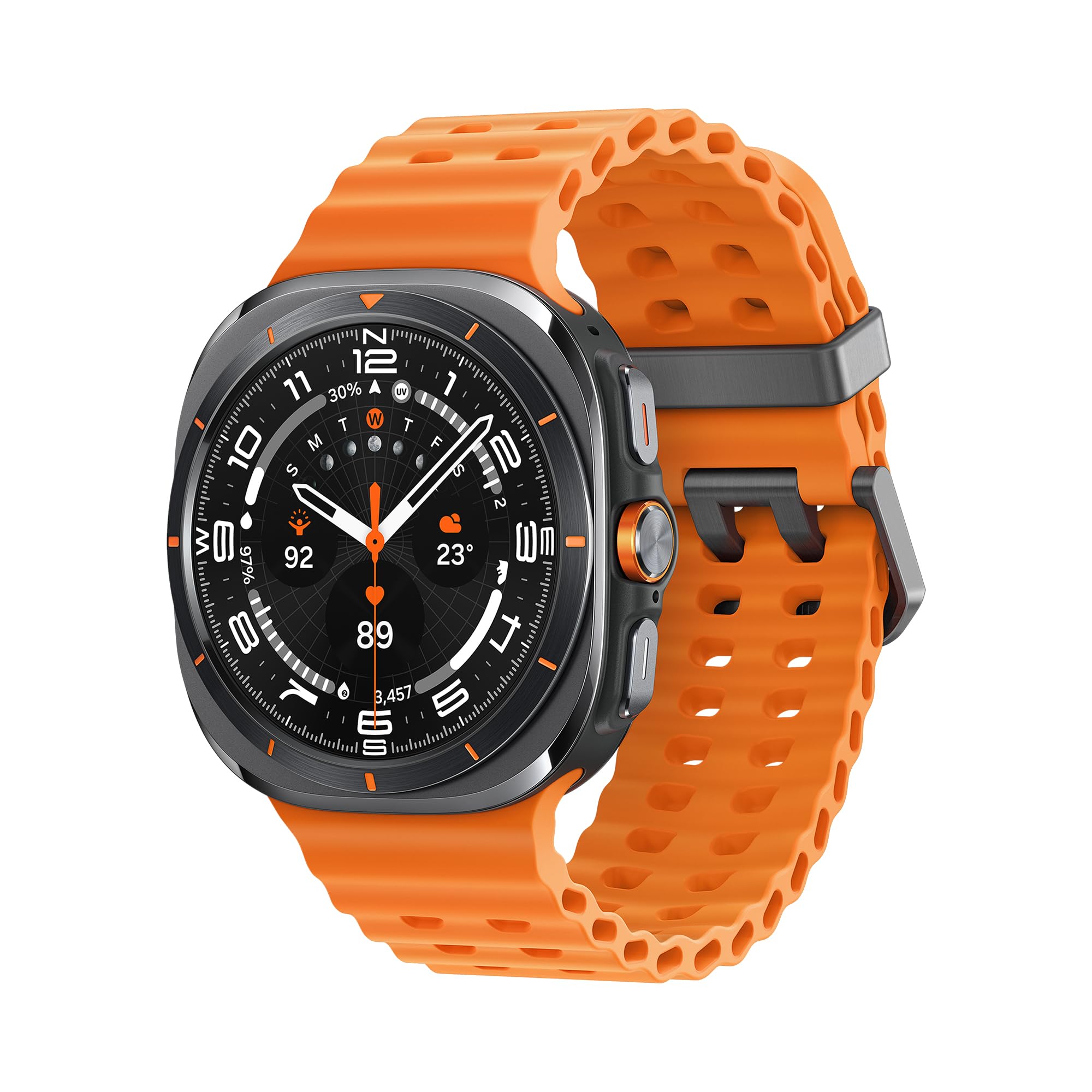 Samsung Galaxy Watch Ultra 2025 (Titanium Blue, LTE, 47mm) Smartwatch Galaxy AI, Design Resistente agli Urti, Batteria a Lunga Durata, Cassa in Titanio di Grado Aerospaziale [Versione Italiana]