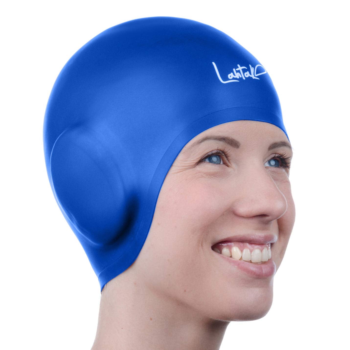 Cuffia da Nuoto per la Protezione delle Orecchie 3D - Cuffia Piscina Donna Uomo - Cuffia Nuoto Silicone Impermeabile - Cuffia Doccia Donna - Cuffia Piscina Capelli Lunghi e Corti