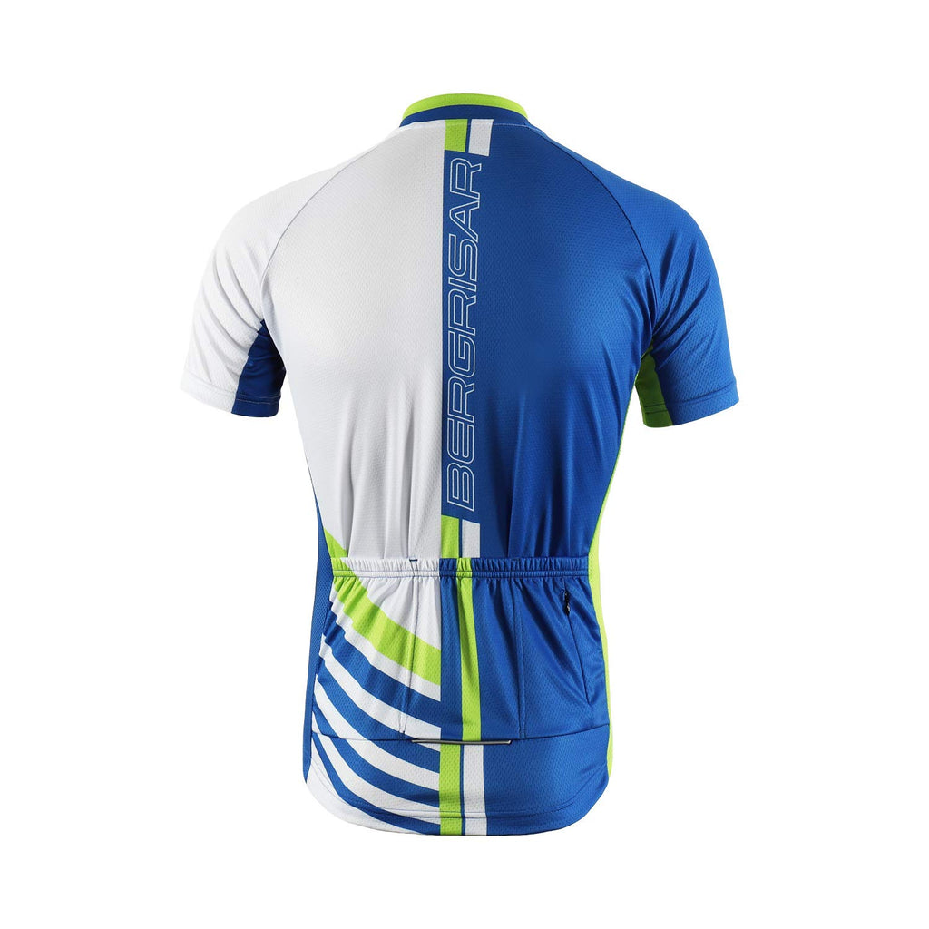 BERGRISAR Maglia da Ciclismo a Maniche Corte da Uomo, Traspirante Leggero Estiva Abbigliamento per MTB Bici