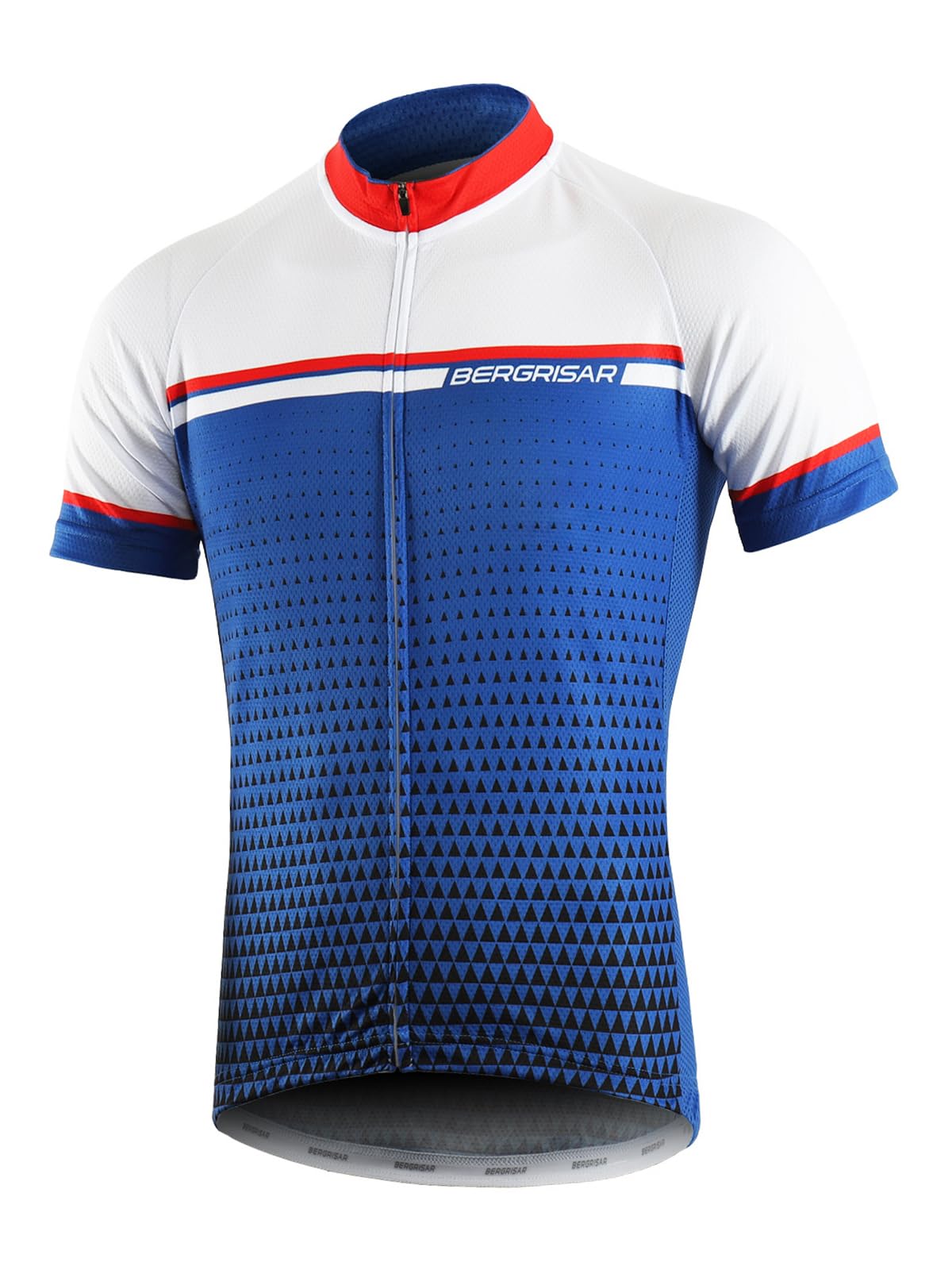 BERGRISAR Maglia da Ciclismo a Maniche Corte da Uomo, Traspirante Leggero Estiva Abbigliamento per MTB Bici