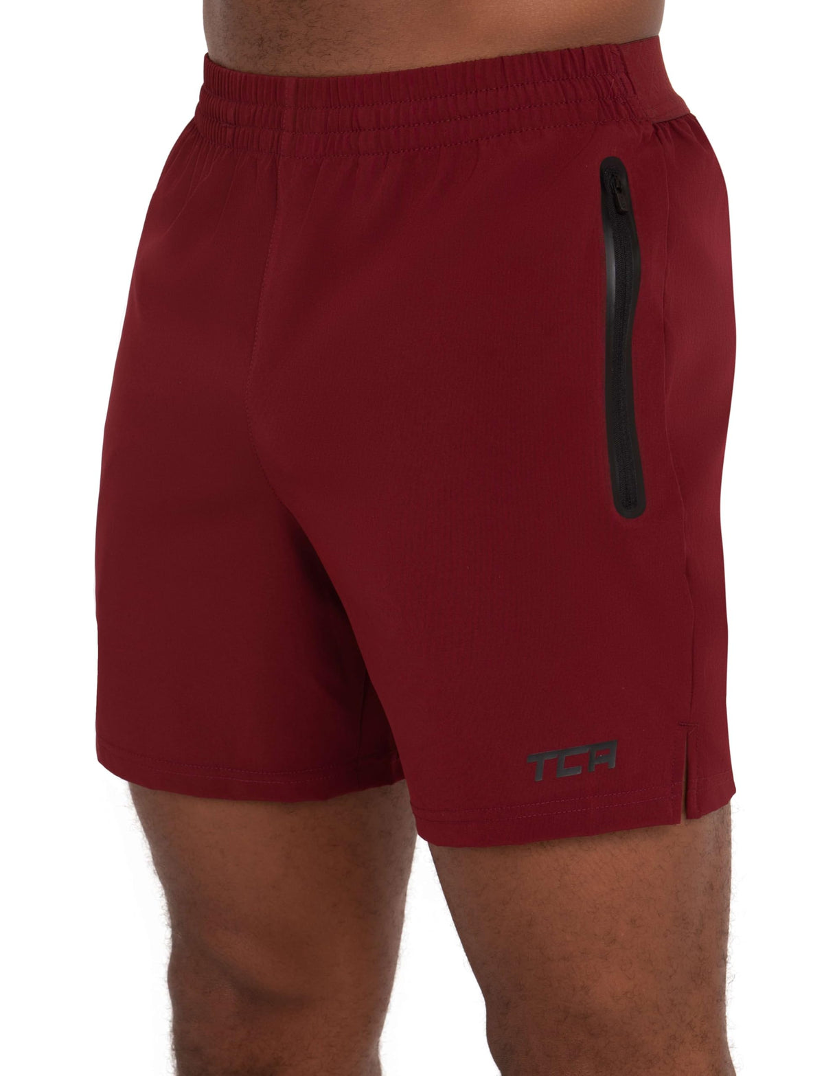 TCA Elite Tech Pantaloncini Palestra Uomo con Tasche Laterali - Pantaloncini Running Uomo - Pantaloni Corti Sportivi da Corsa e Allenamento - Abbigliamento Sportivo
