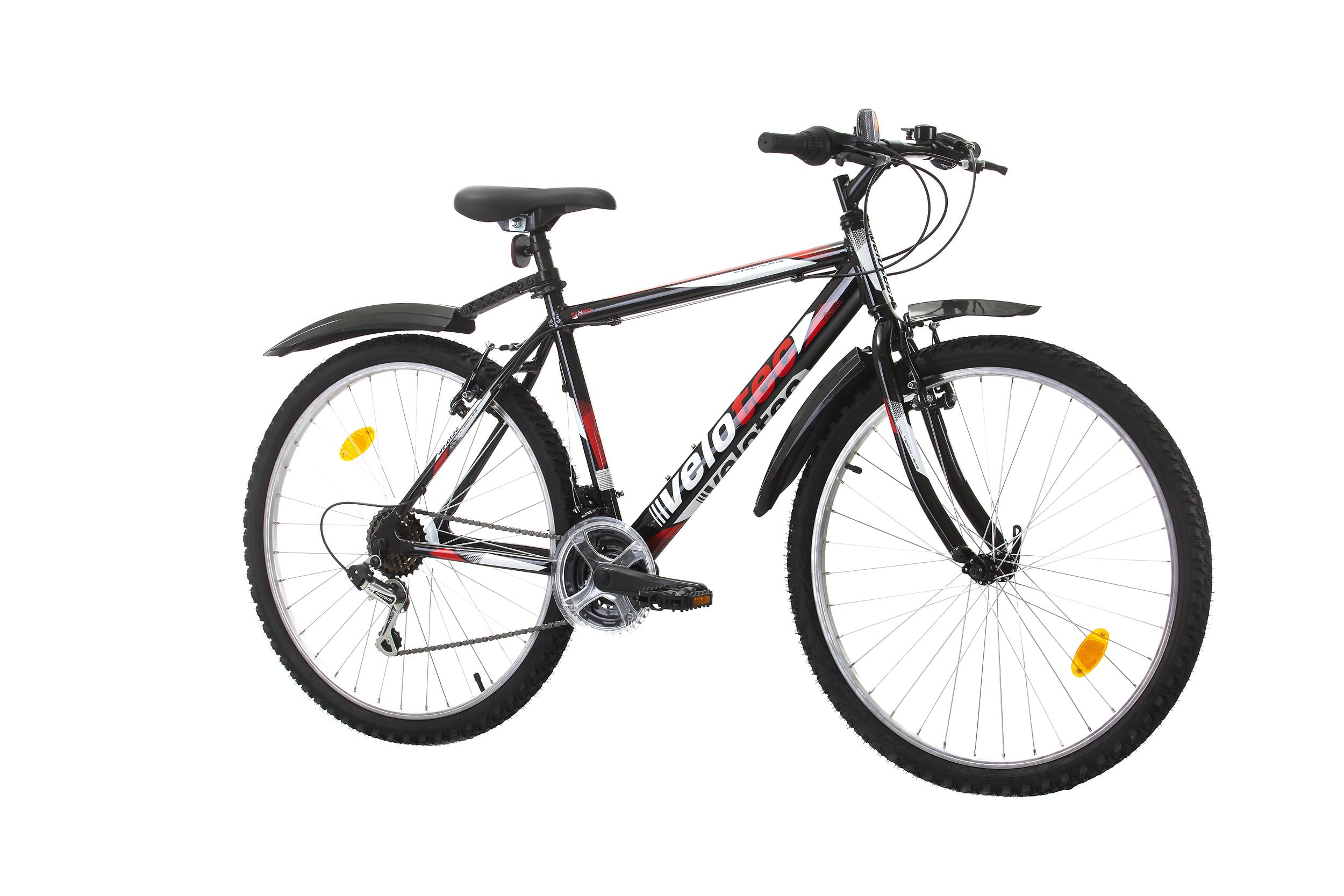 VTT Multimarque Velotec PRO en aluminium 26/27,5/29 pouces, freins V-Brake, unisexe, convient pour 155–190 cm