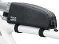 ROCKBROS - Borsa per telaio della bicicletta, impermeabile, 0,9 l, stretta, per riporre telaio, e-bike, ghiaia, strada, MTB, nero