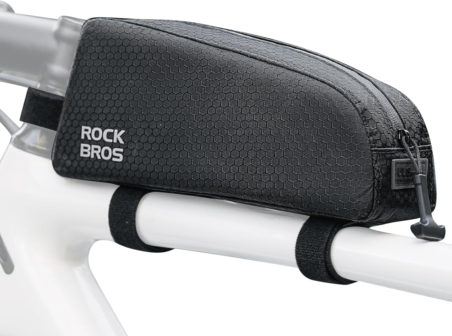 ROCKBROS - Borsa per telaio della bicicletta, impermeabile, 0,9 l, stretta, per riporre telaio, e-bike, ghiaia, strada, MTB, nero
