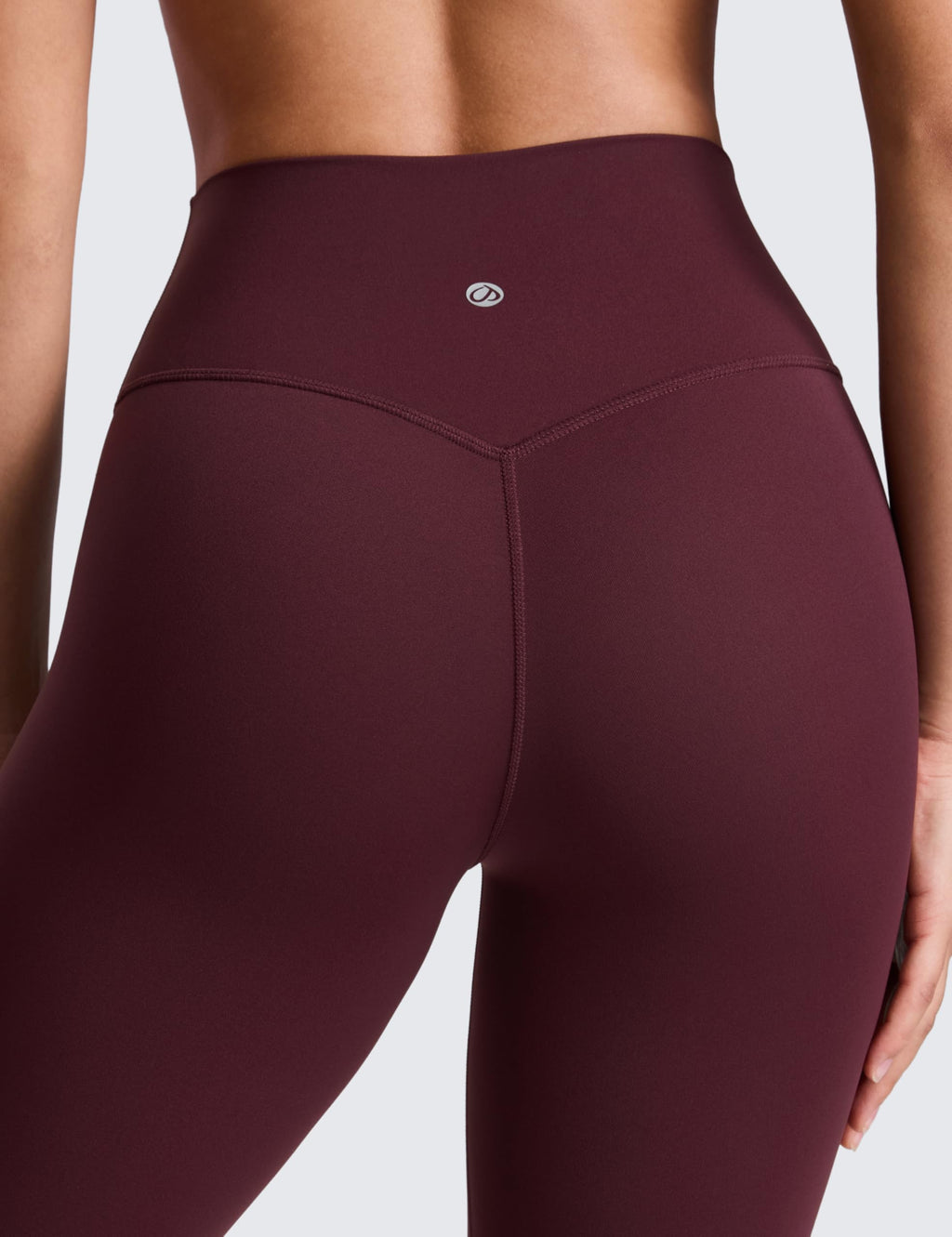 CRZ YOGA SculptAir No Frontale Cucitura Yoga Leggings 64cm - Alto Sciancrato Donna Allenamento Pantaloni