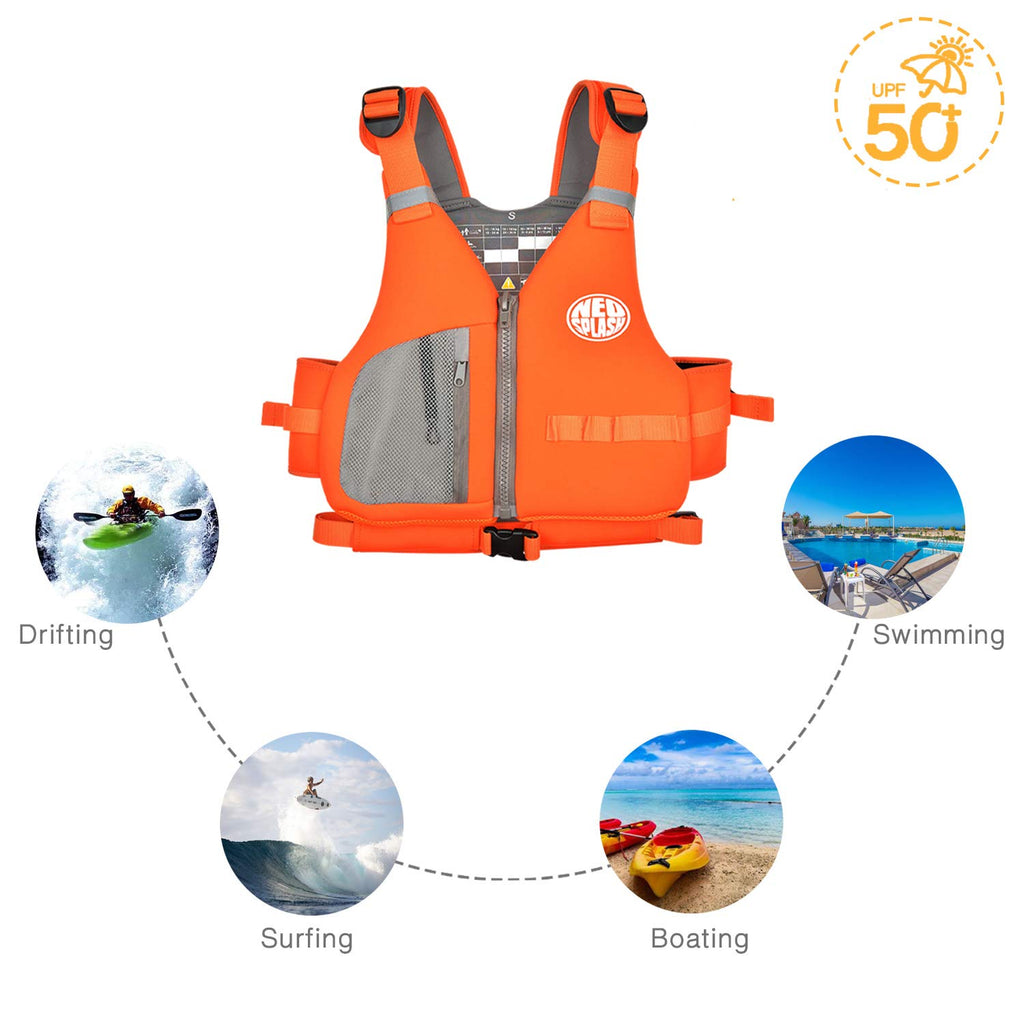 Aiuto al Galleggiamento Adulti, Giubbotto Solido, Ideale per Sport Acquatici, kayak, Sup, Canottaggio, Snorkeling