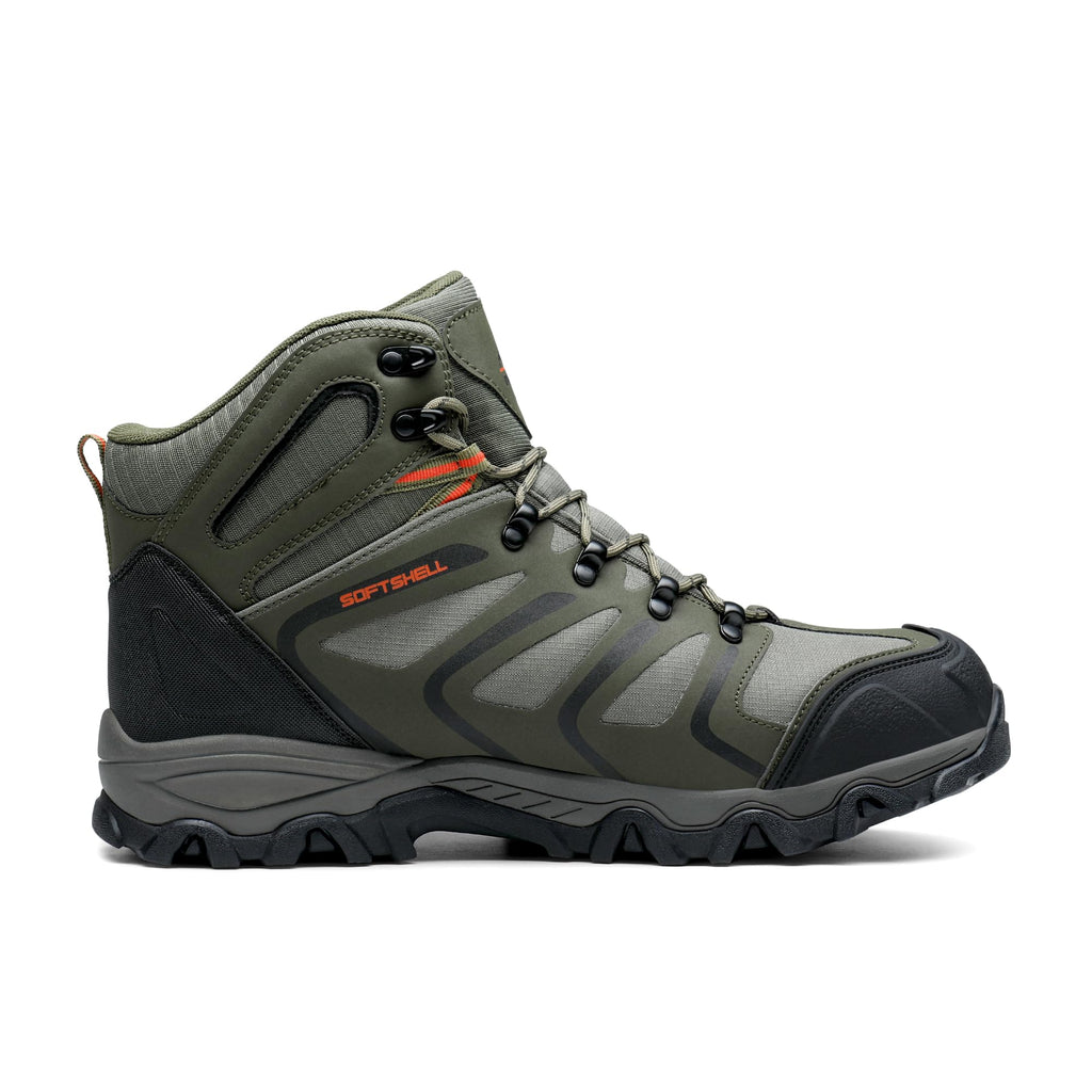 NORTIV 8 Stivali da Trekking da Uomo Escursionismo All'aria Aperta Scarpe da Trekking Scarponi Scarpe da Arrampicata Alpinismo Armadillo