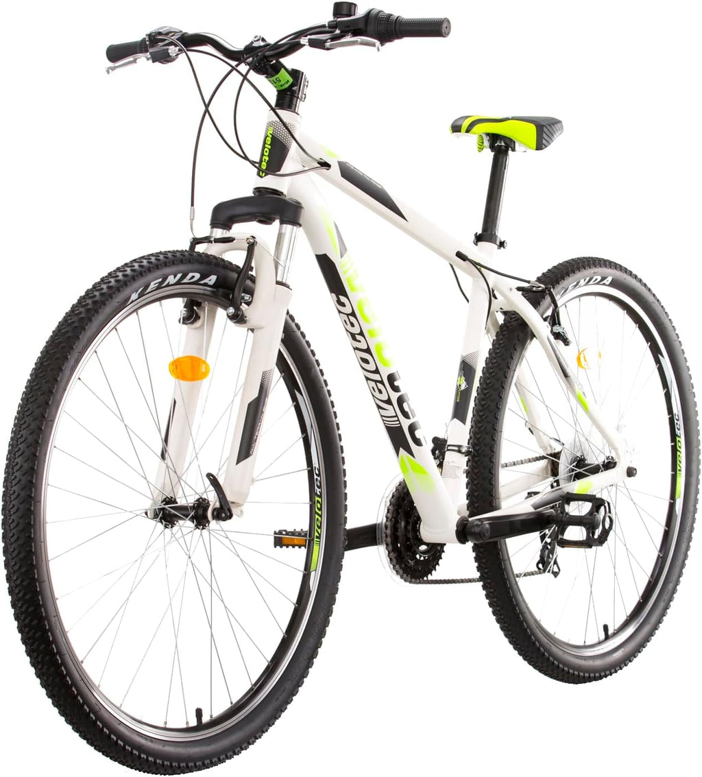 VTT Multimarque Velotec PRO en aluminium 26/27,5/29 pouces, freins V-Brake, unisexe, convient pour 155–190 cm