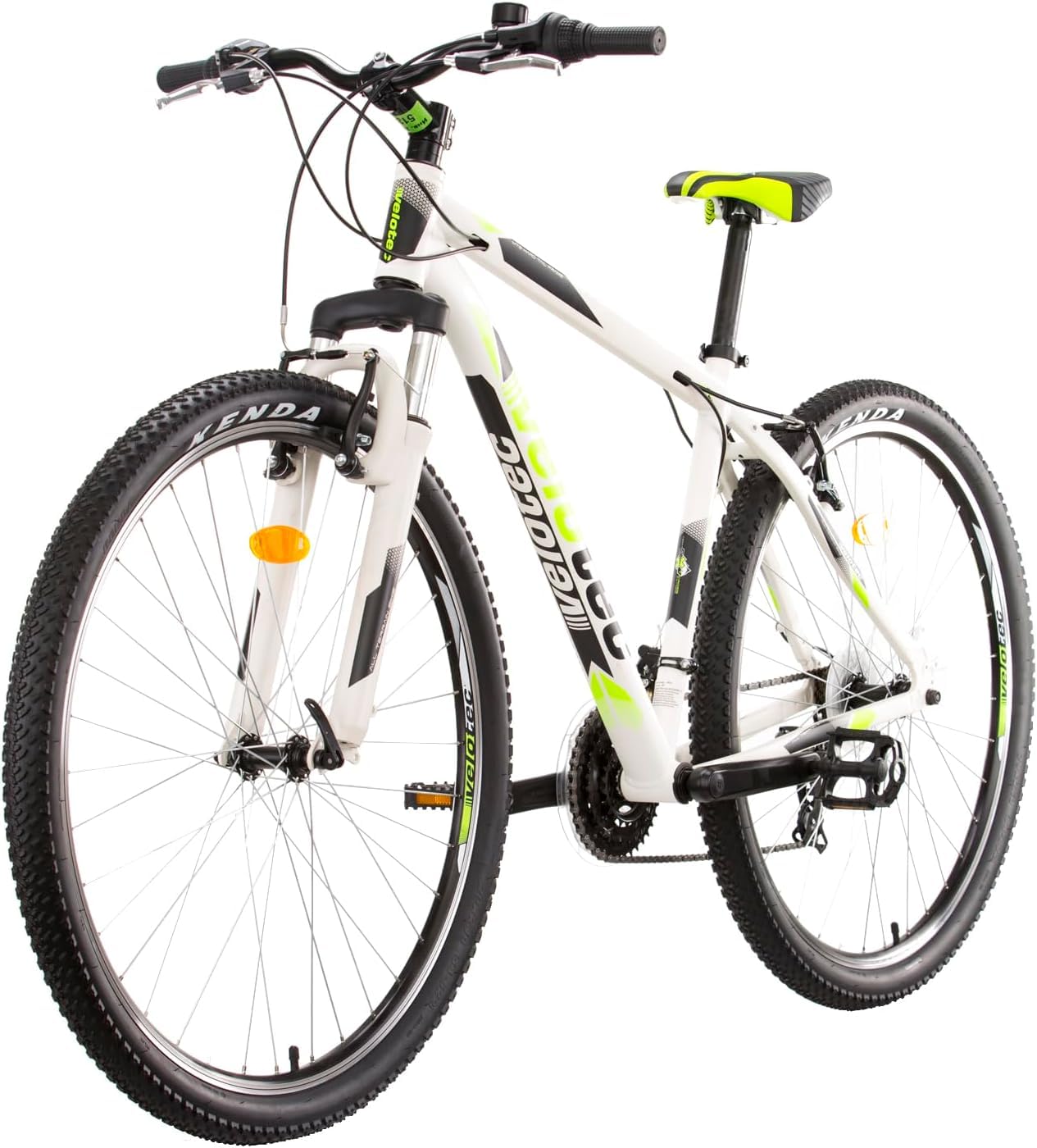 VTT Multimarque Velotec PRO en aluminium 26/27,5/29 pouces, freins V-Brake, unisexe, convient pour 155–190 cm