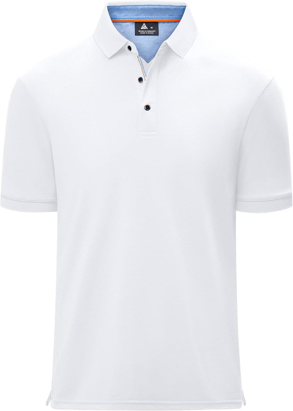 geeksport Polo Homme à Manches Courtes Extérieur Décontracté Séchage Rapide Sportif Respirant Golf T-Shirt