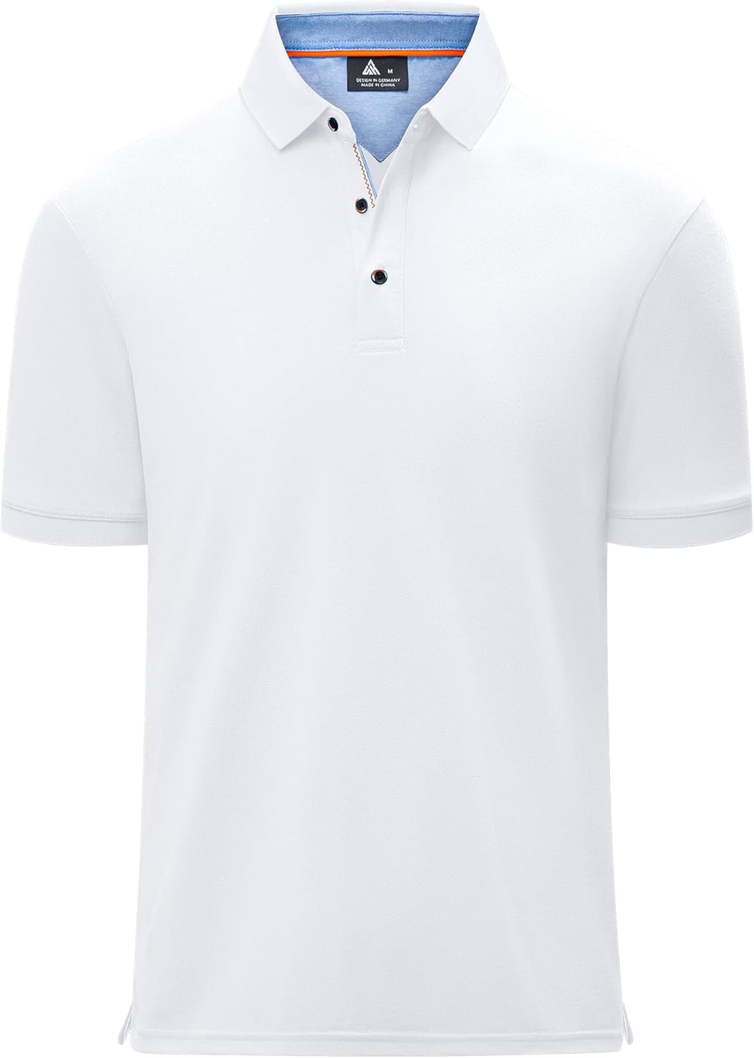 geeksport Polo Homme à Manches Courtes Extérieur Décontracté Séchage Rapide Sportif Respirant Golf T-Shirt