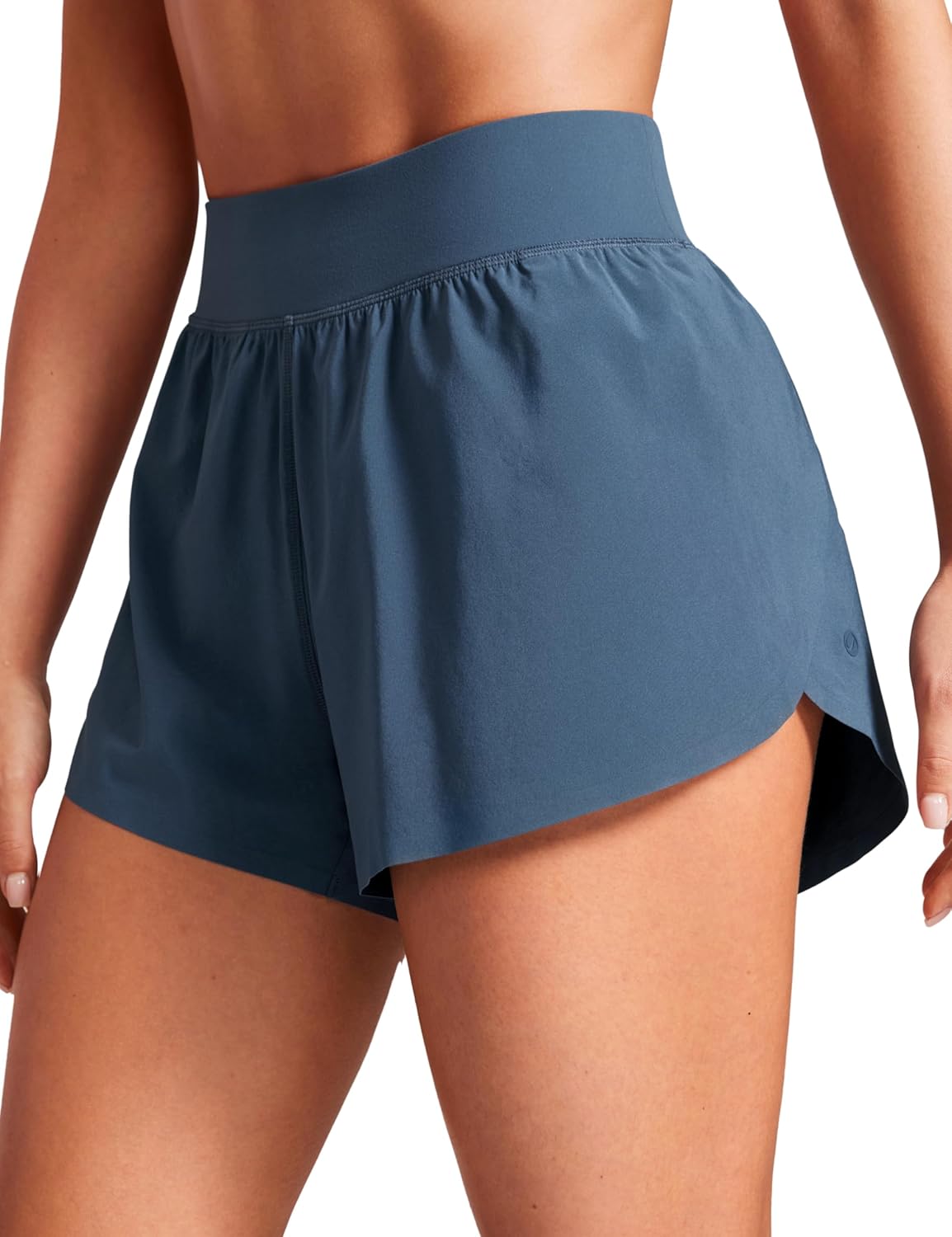 CRZ YOGA Pantaloncini da Corsa Dolphin a Vita Alta da Donna Divisione Alta