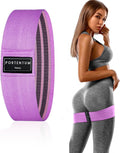 PORTENTUM Élastiques de fitness, lot de 3 bandes élastiques de fitness antidérapantes en tissu. 3 niveaux de résistance pour le Crossfit, le Yoga, les fessiers et d'autres sports, et sac de rangement