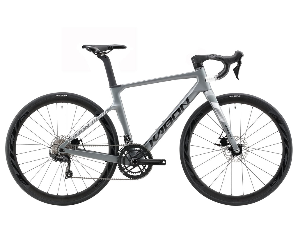 KABON Bici da corsa carbonio, 700C bici da strada T800 con 105 R7000 22 velocità Bicicletta da corsa con freno a disco per uomini e donna