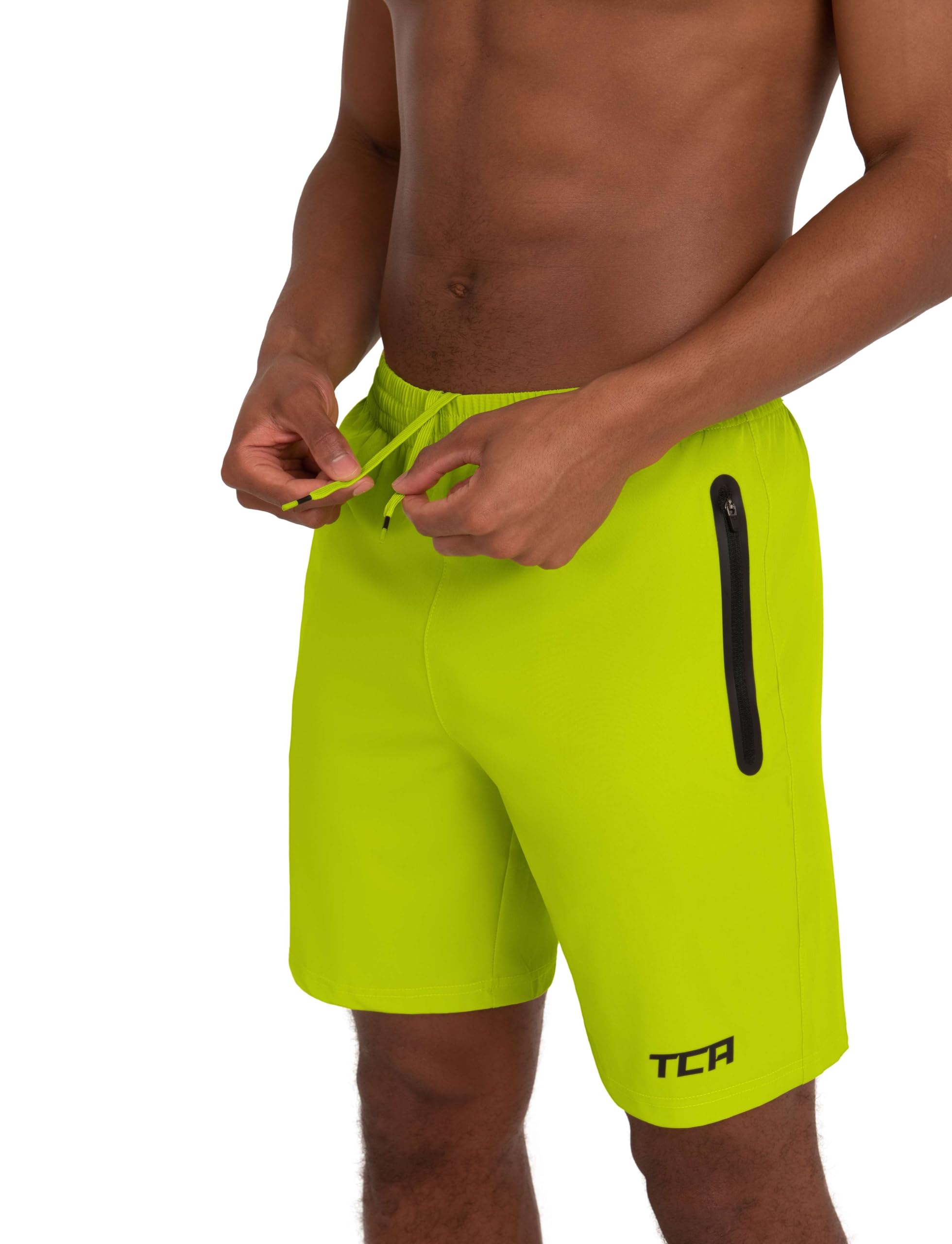 TCA Elite Tech Pantaloncini Palestra Uomo con Tasche Laterali - Pantaloncini Running Uomo - Pantaloni Corti Sportivi da Corsa e Allenamento - Abbigliamento Sportivo