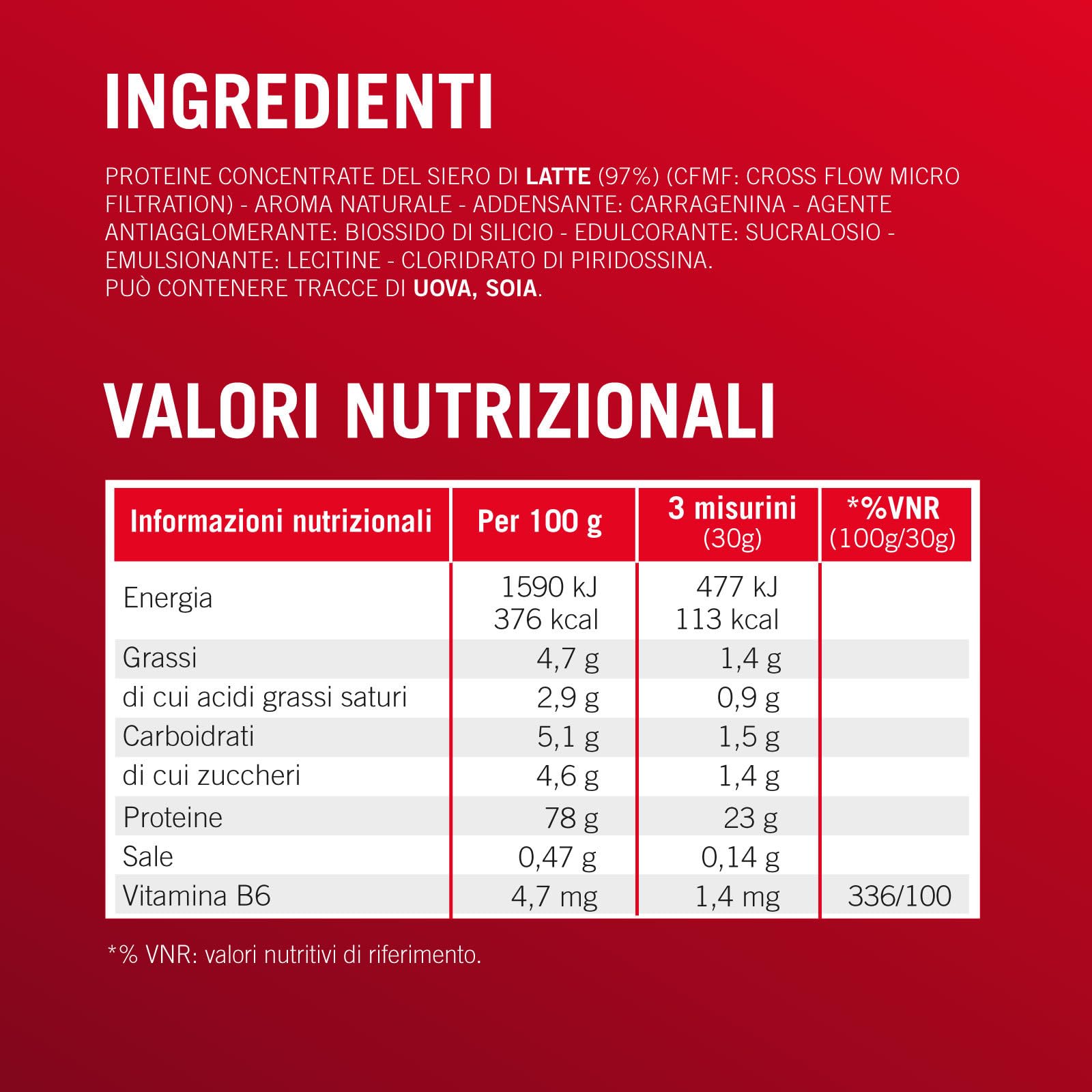 Enervit, 100% Whey Protein, Gusto Cacao, Ideale dopo l'Allenamento, Ricco di Vitamina B6, con Proteine dal Siero del Latte, Senza Zuccheri Aggiunti, Senza Glutine, Barattolo da 420 Grammi