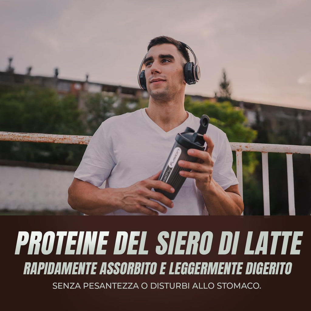 Whey Protein | Proteina Whey pura con Collagene + Magnesio | Migliora i tuoi allenamenti | Protegge e aumenta la massa muscolare | 1000g di proteina (Cioccolato)