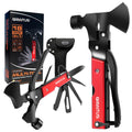 Campeggio Accessori Utili 16in1 Multitool Ascia Sopravvivenza Idee Regalo Uomo Regali Natale con Coltello Martello Pinze Seghetto Cacciavite