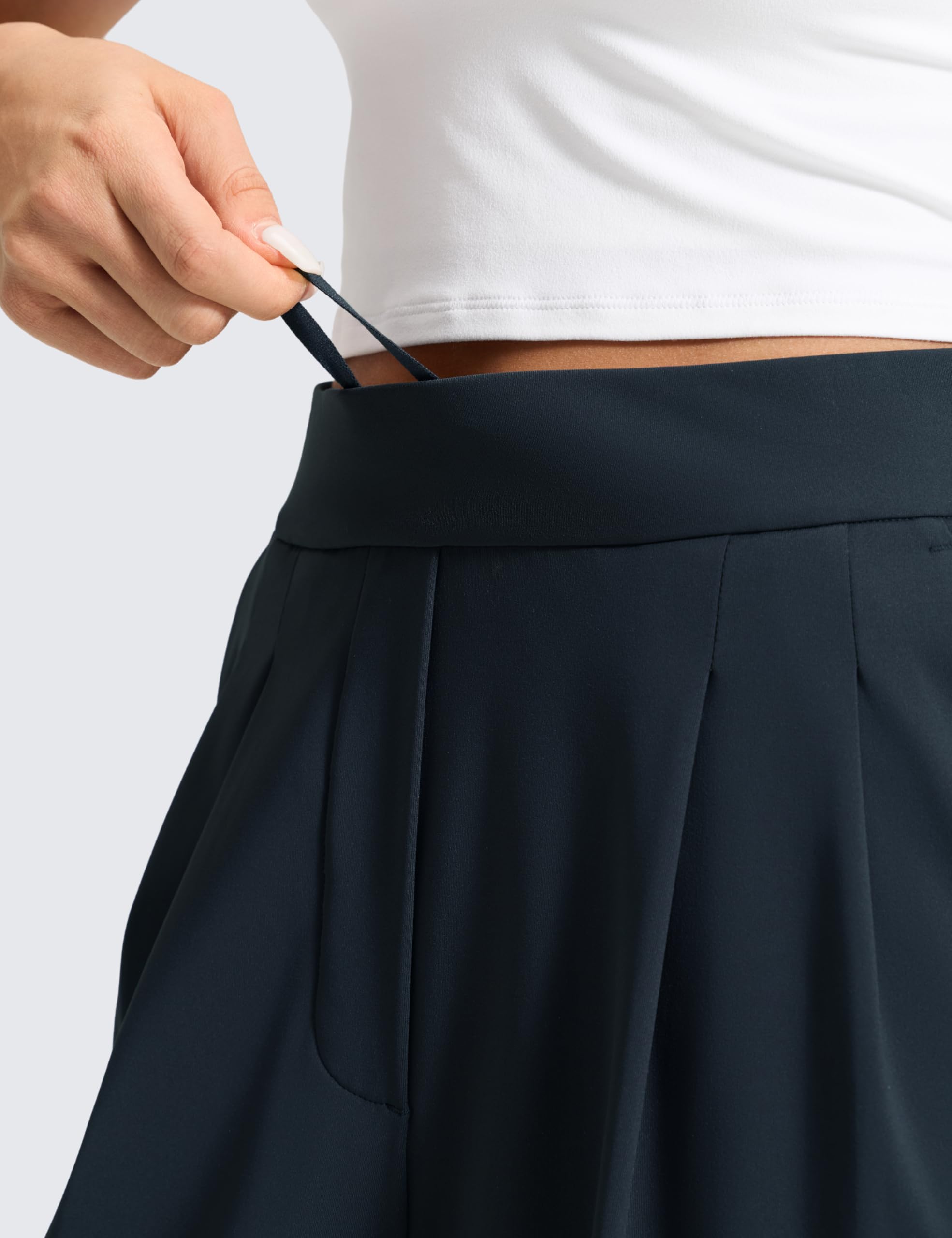 CRZ YOGA 4-Way Stretch Pantaloni da Lavoro Wide Leg Pantaloni da Donna