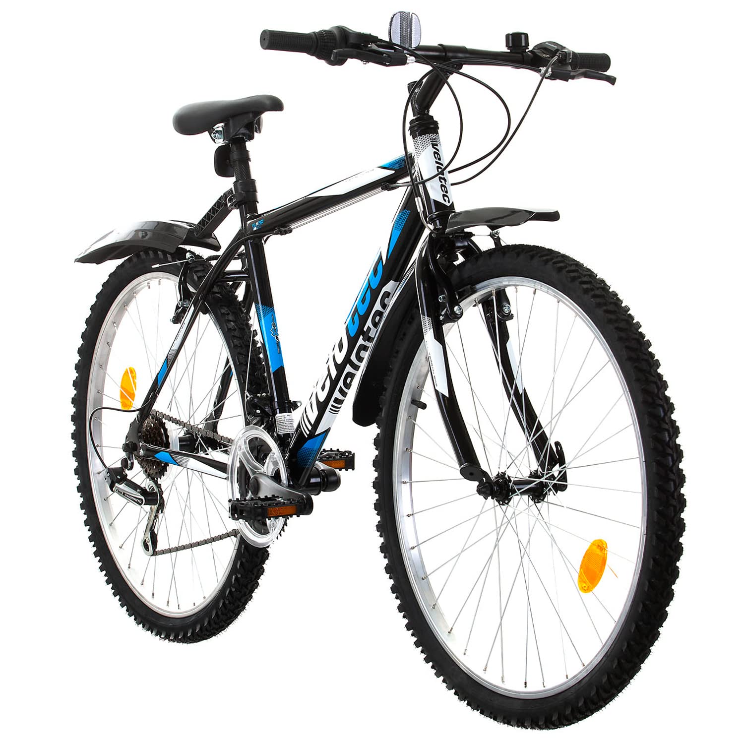 VTT Multimarque Velotec PRO en aluminium 26/27,5/29 pouces, freins V-Brake, unisexe, convient pour 155–190 cm