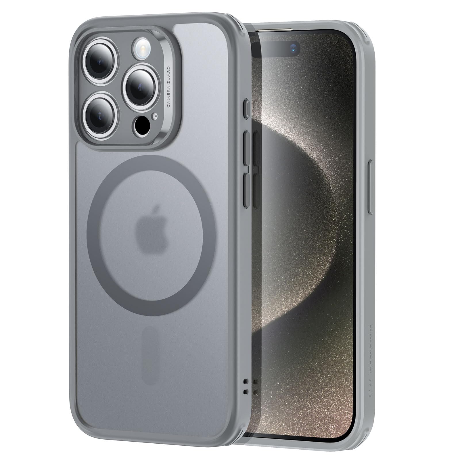 ESR Cover per iPhone 17 Pro Max, Custodia per controllo della fotocamera, Compatibile con MagSafe, Protezione antiurto di livello militare, Angoli Air Guard ammortizzanti, Trasparente