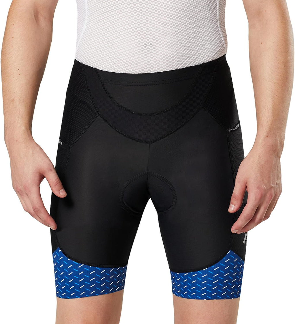 FDX Pantaloncini Ciclismo Uomo Imbottiti 3D, Intimo MTB Traspirante e Asciugatura Rapida, Antiscivolo, Shorts Bici da