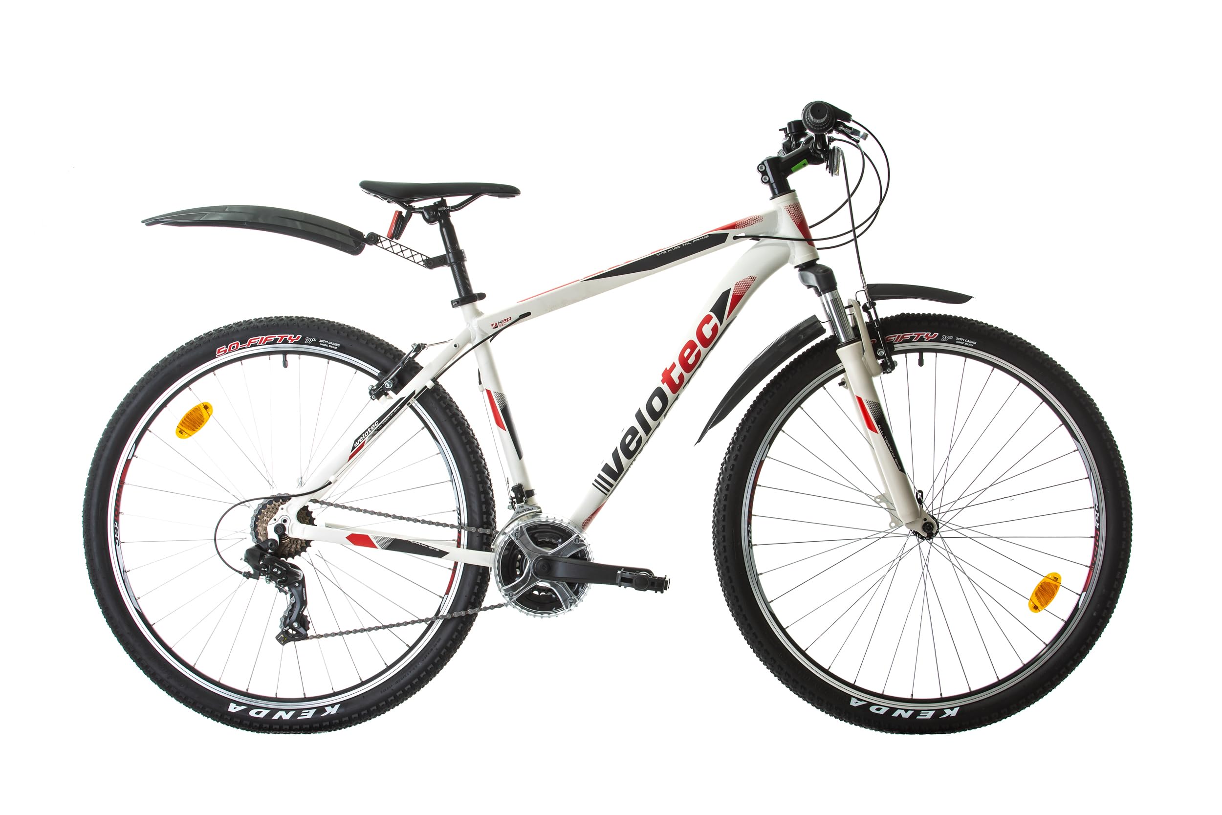 Multibrand Velotec PRO Mountain Bike in alluminio da 26/27.5/29 pollici, V-Brake, unisex, adatta per 155–190 cm