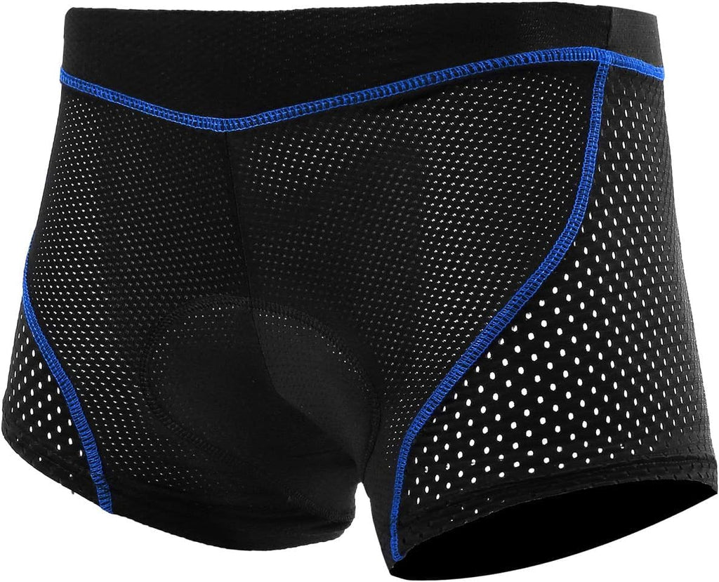 X-TIGER Cuissard cycliste homme avec rembourrage gel 5D respirant sous-vêtement caleçon de cyclisme pour vélo