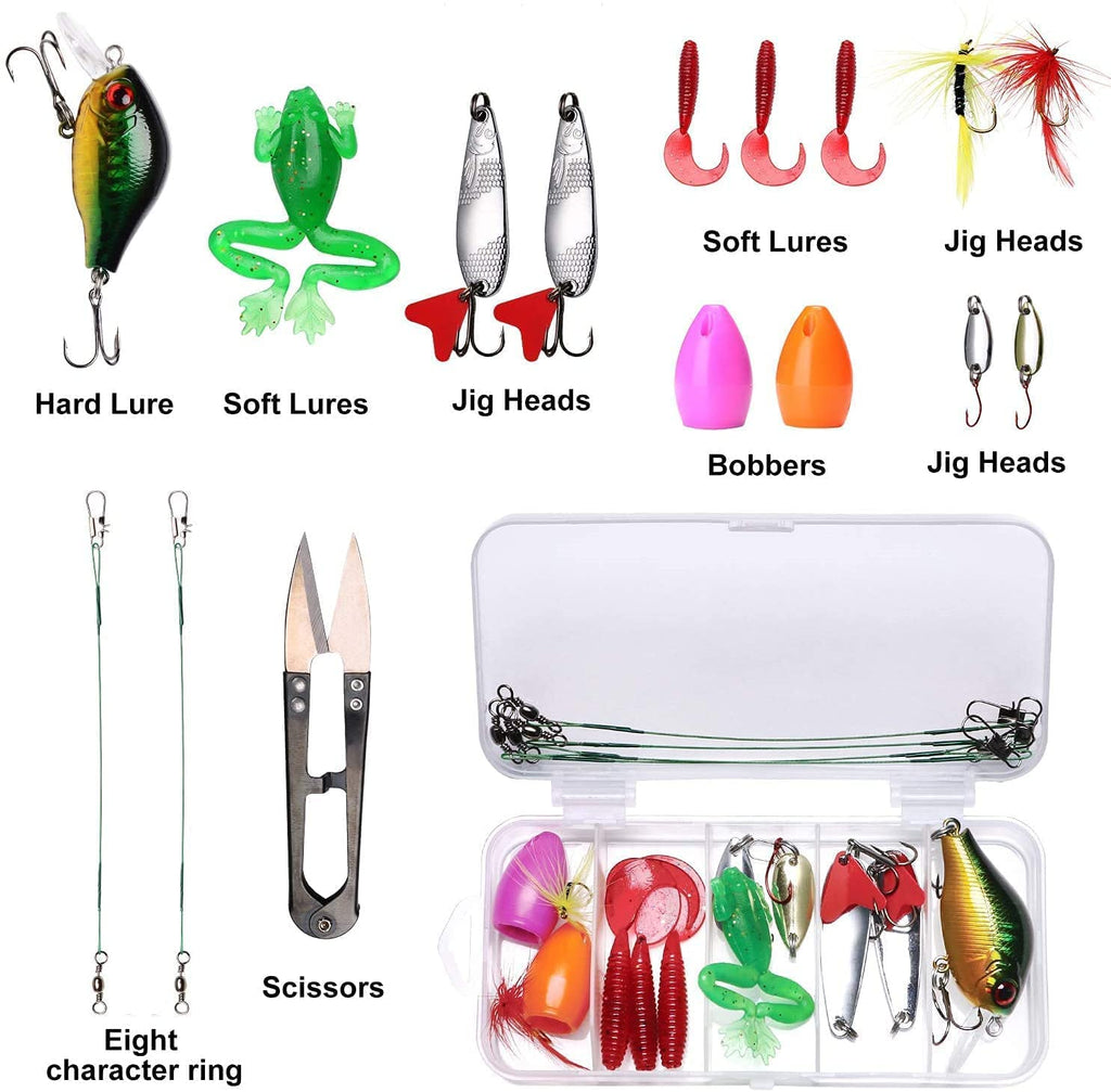 Mini Mulinello da Spinning e Canna Combo Mano Portatile Telescopica Fibra di Carbonio Dura al 99% Mare Canna da Pesca e Mulinello Esche Artificiali Lenza