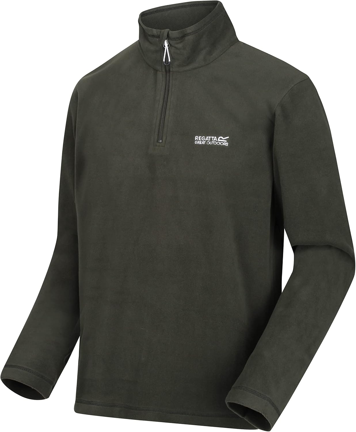 Regatta Uomo Felpa con Zip in Pile Thompson, Black