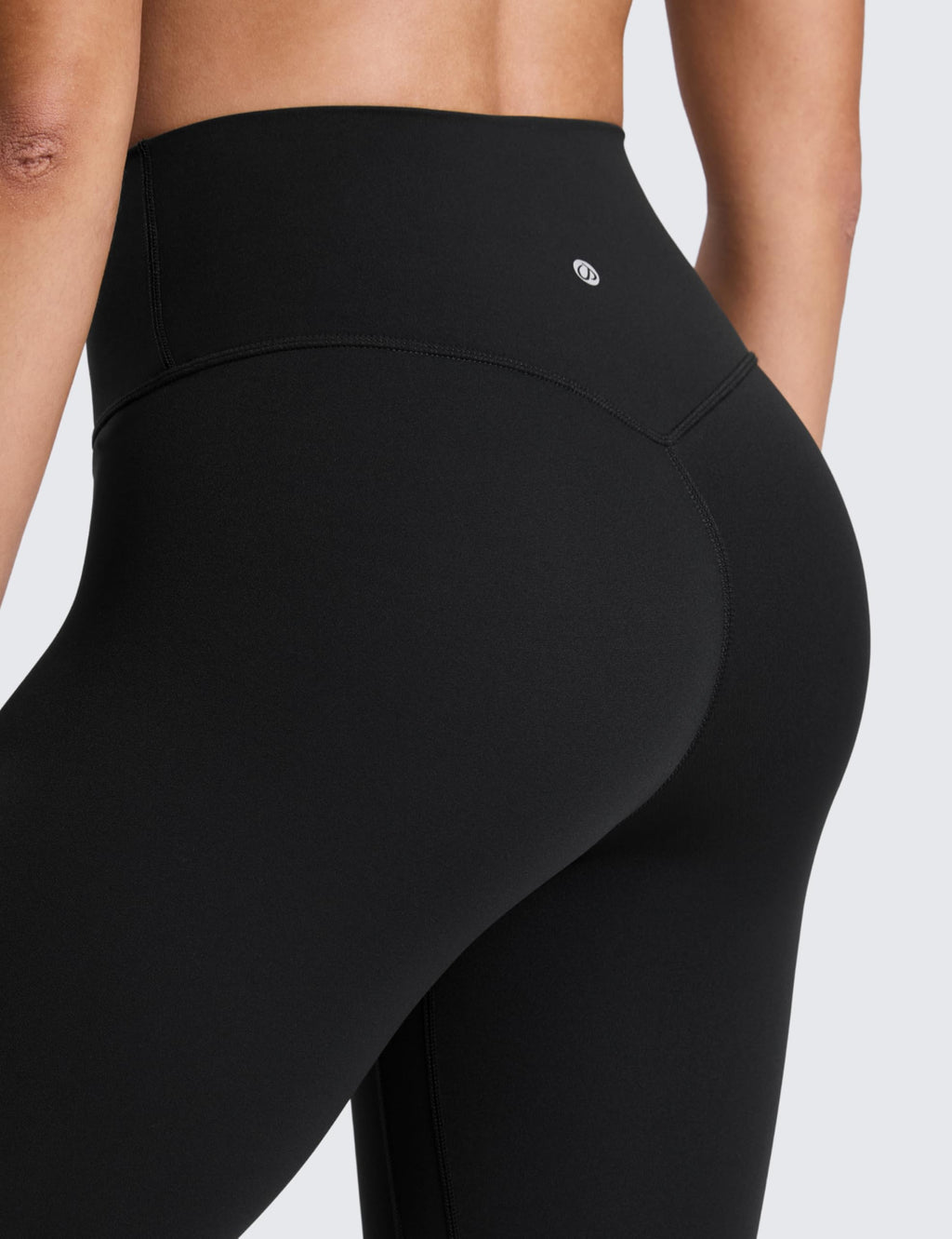 CRZ YOGA SculptAir No Frontale Cucitura Yoga Leggings 64cm - Alto Sciancrato Donna Allenamento Pantaloni