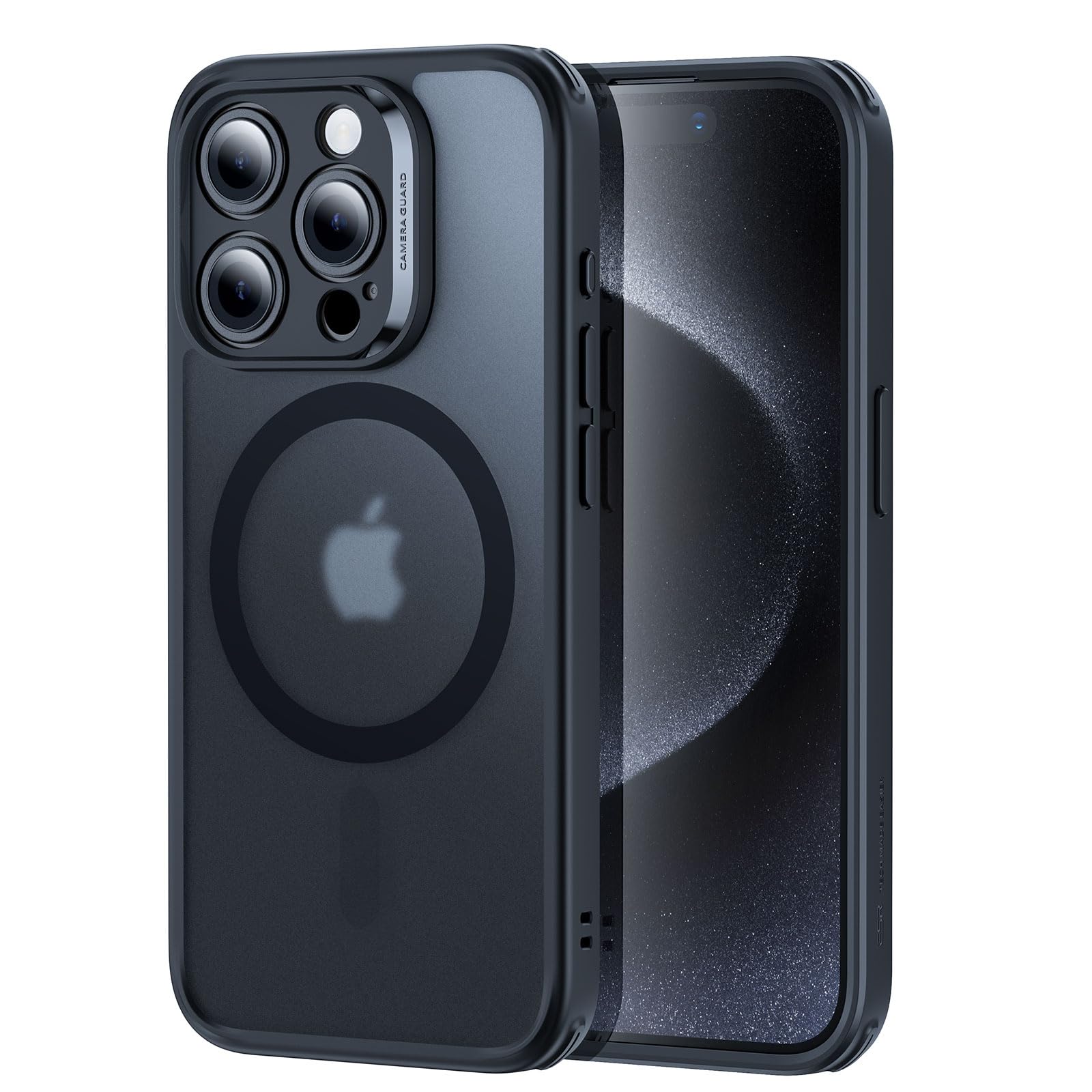 ESR Cover per iPhone 17 Pro Max, Custodia per controllo della fotocamera, Compatibile con MagSafe, Protezione antiurto di livello militare, Angoli Air Guard ammortizzanti, Trasparente