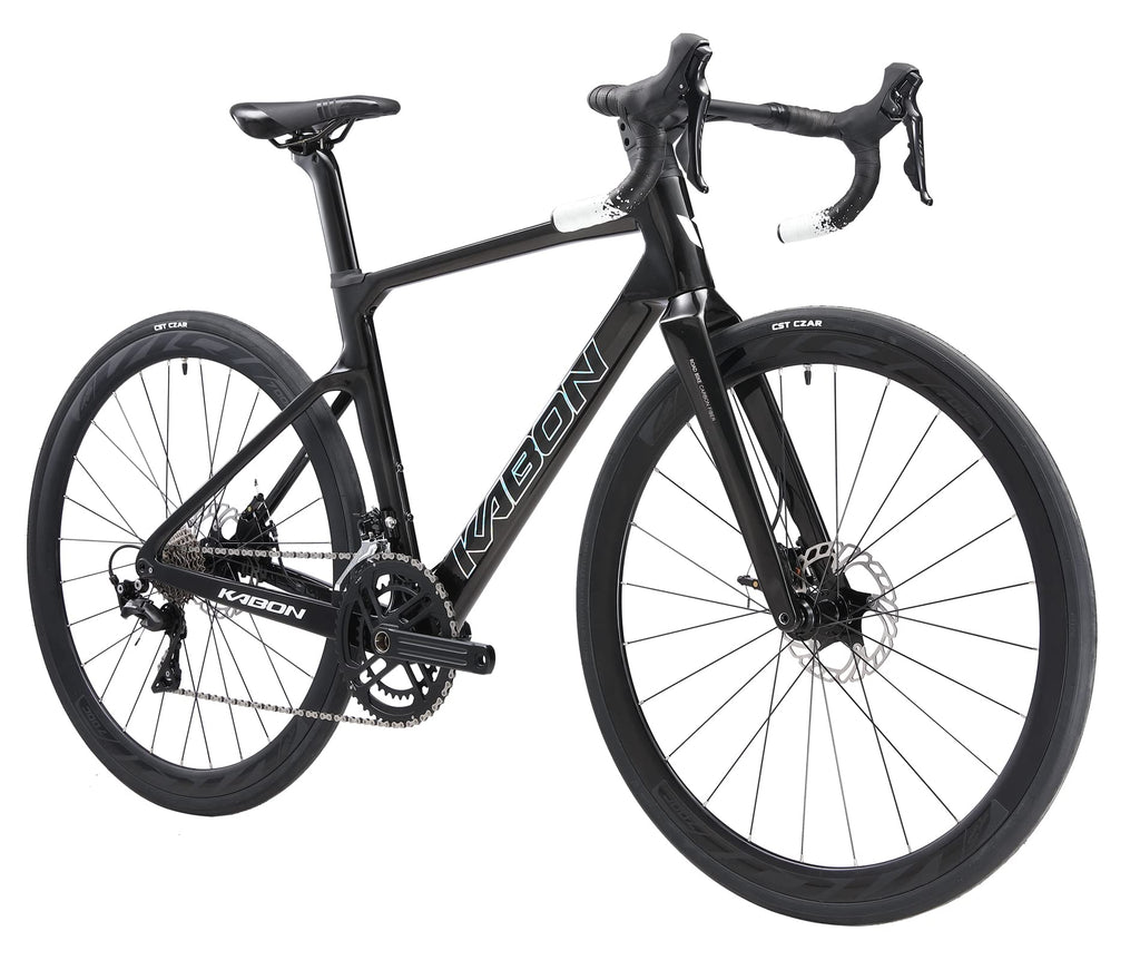 KABON Bici da corsa carbonio, 700C bici da strada T800 con 105 R7000 22 velocità Bicicletta da corsa con freno a disco per uomini e donna