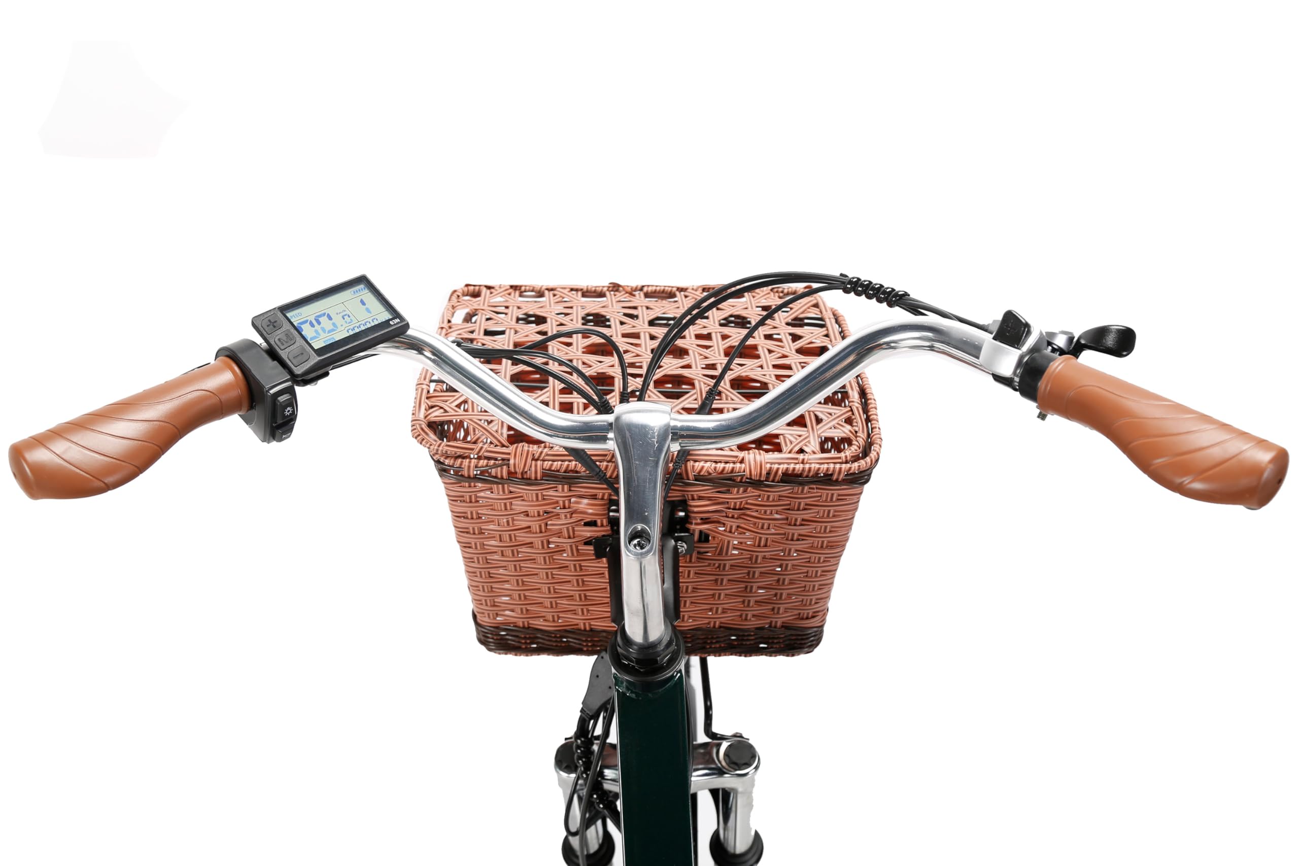 cysum cityrun bici elettrica donna, 26'' pedalata assistita Bicicletta Elettrica, City E-bike per adulti, 250W motore 25km/h, 36v 360WH batteria al litio, gamma 80KM, lcd dispaly