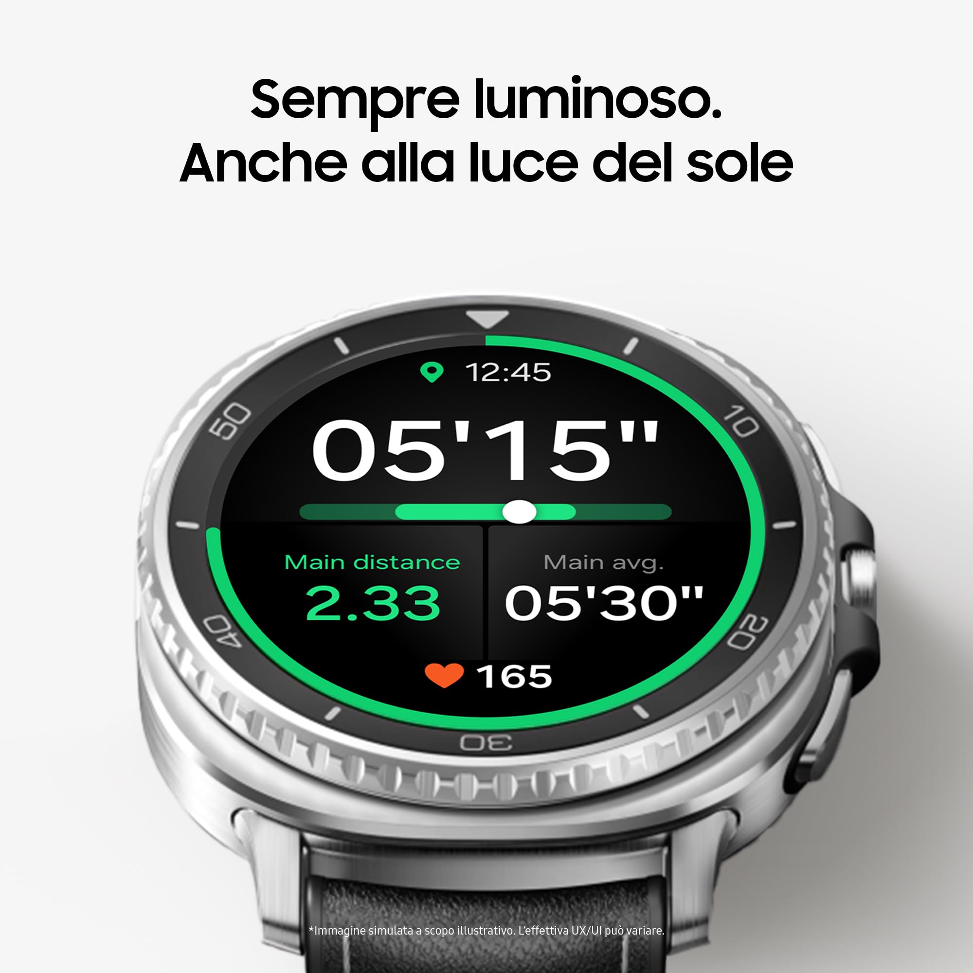Samsung Galaxy Watch8 Classic (Black, BT, 46mm) Smartwatch Galaxy AI, Design Resistente agli Urti, Ghiera Girevole, Processore 3nm, Monitoraggio Attività Fisica e Sonno, One UI 8 [Versione Italiana]