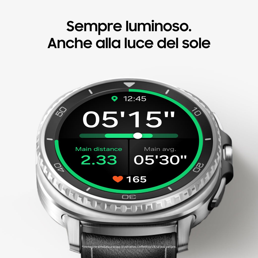 Samsung Galaxy Watch8 Classic (Black, BT, 46mm) Smartwatch Galaxy AI, Design Resistente agli Urti, Ghiera Girevole, Processore 3nm, Monitoraggio Attività Fisica e Sonno, One UI 8 [Versione Italiana]