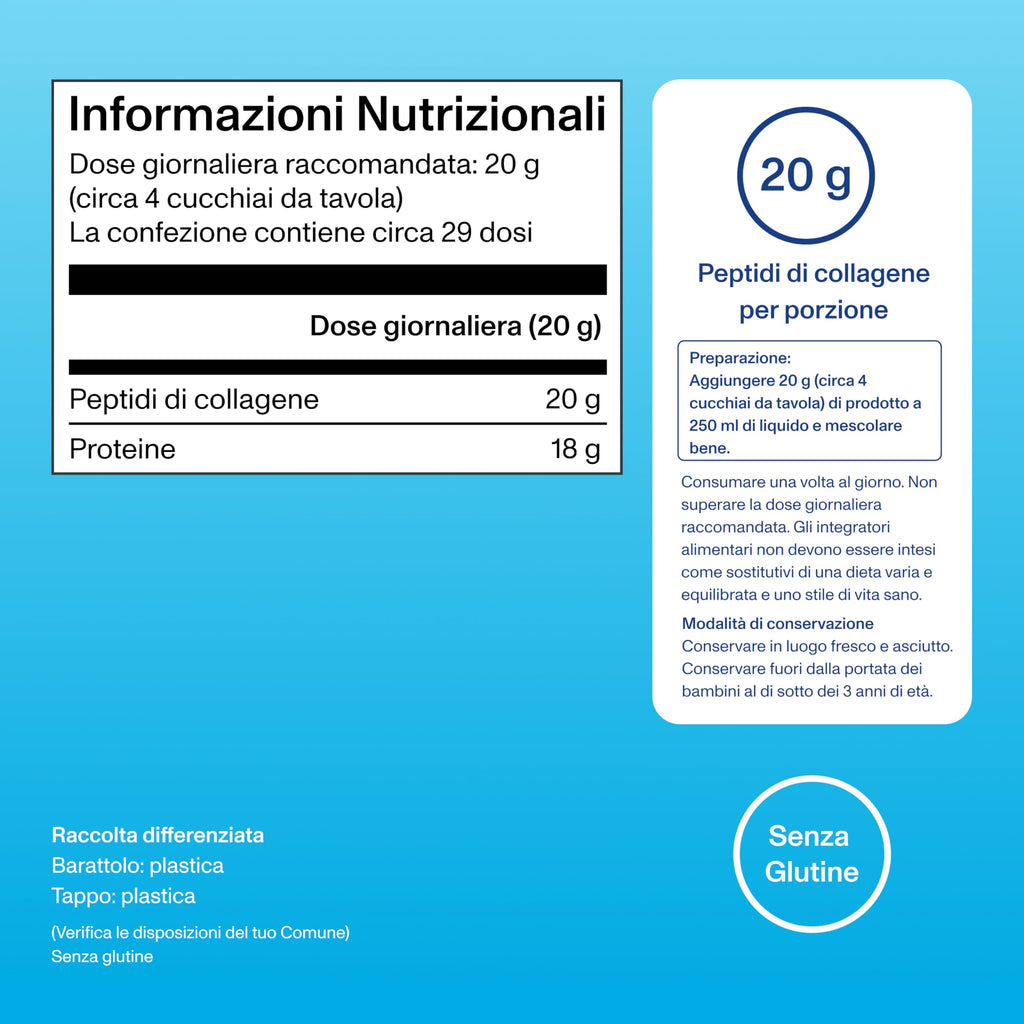 Vital Proteins Collagen Peptides Cacao, integratore collagene idrolizzato in polvere, Gusto Cacao, per pelle, capelli e unghie, 20g di peptidi di collagene bovino per porzione, 297g