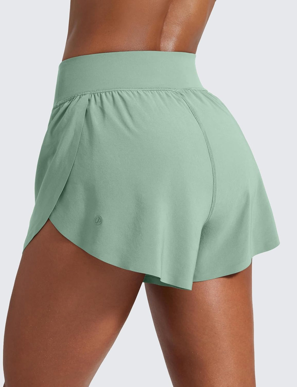 CRZ YOGA Pantaloncini da Corsa Dolphin a Vita Alta da Donna Divisione Alta